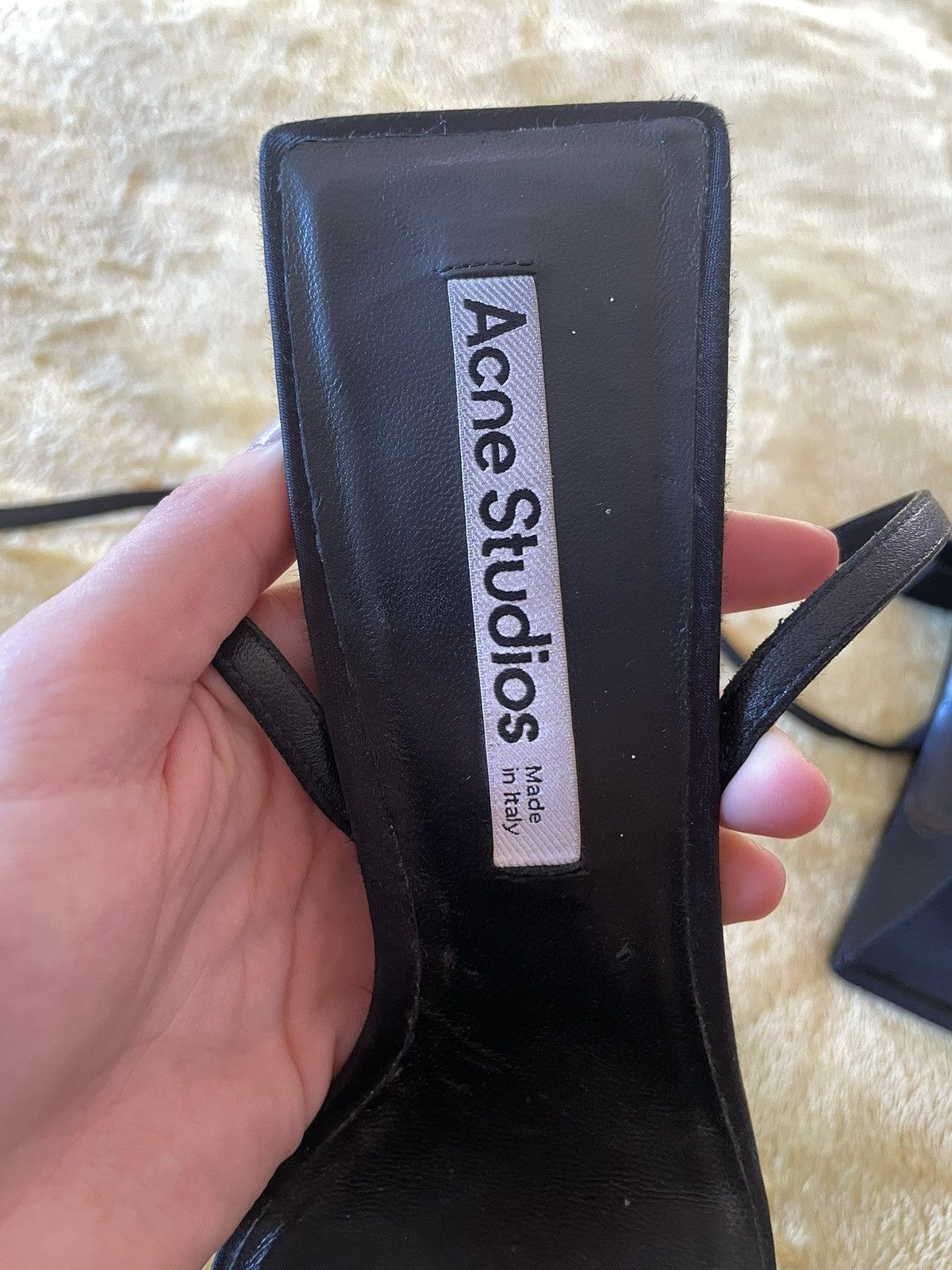 Acne Studios Sample Acne Studios satin spike heels Size US 8.5 / IT 38.5 - 7 Thumbnail