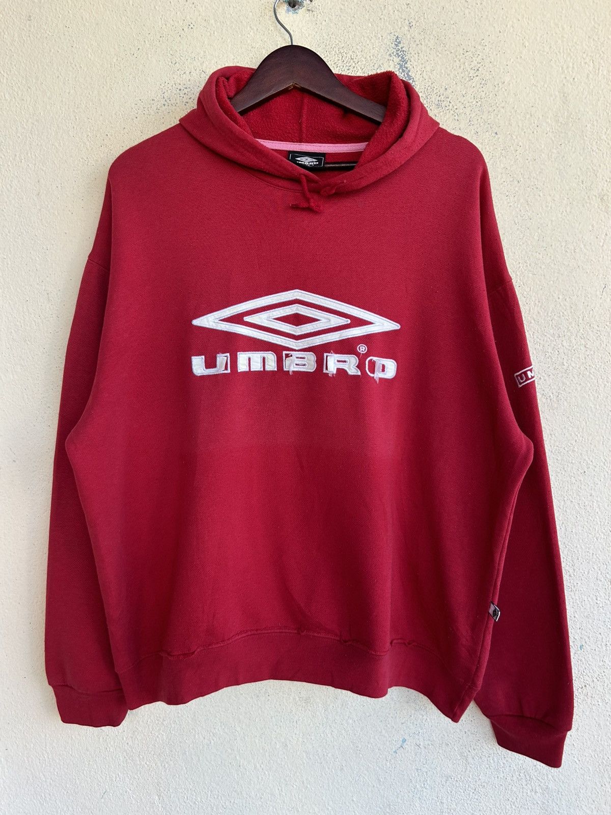 Vintage Umbro Big Logo Sunfaded Hoodie
