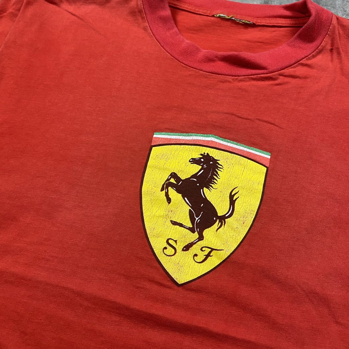 Ferrari × Vintage Grail 90s Ferrari Big Logo Tee Size US L / EU 52-54 / 3 - 2 Thumbnail
