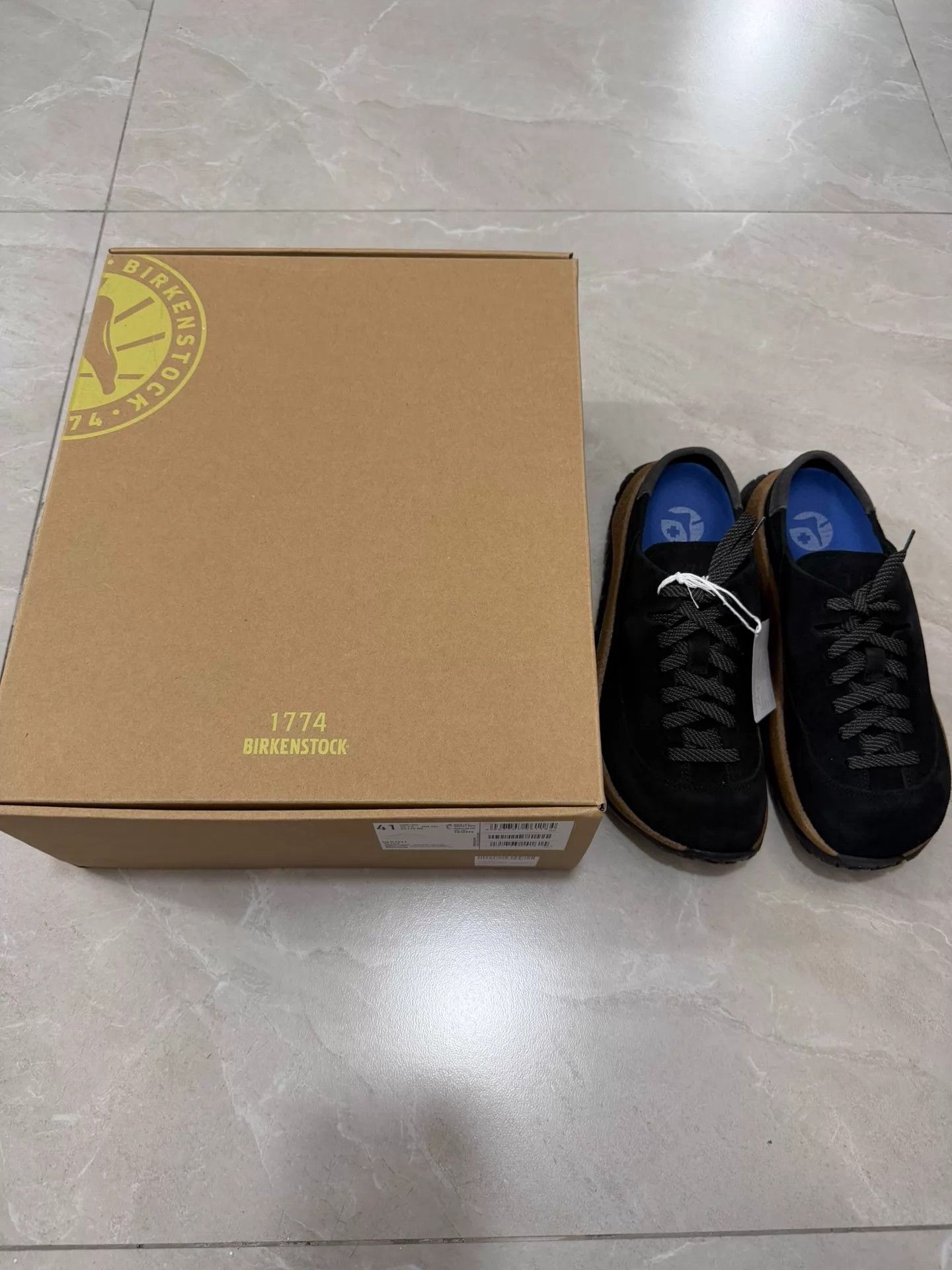 Birkenstock Birkenstock 1774 Uerzell Unisex Black Slippers 41 Size US 8 / EU 41 - 1 Thumbnail