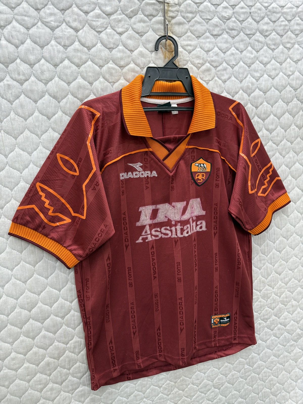 Diadora 🔥🔥🔥ARCHIVE VINTAGE AS ROMA DIADORA NAKATA JERSEY Size US L / EU 52-54 / 3 - 3 Thumbnail