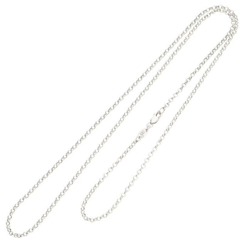 Chrome Hearts R24 Silver Roll Chain Necklace