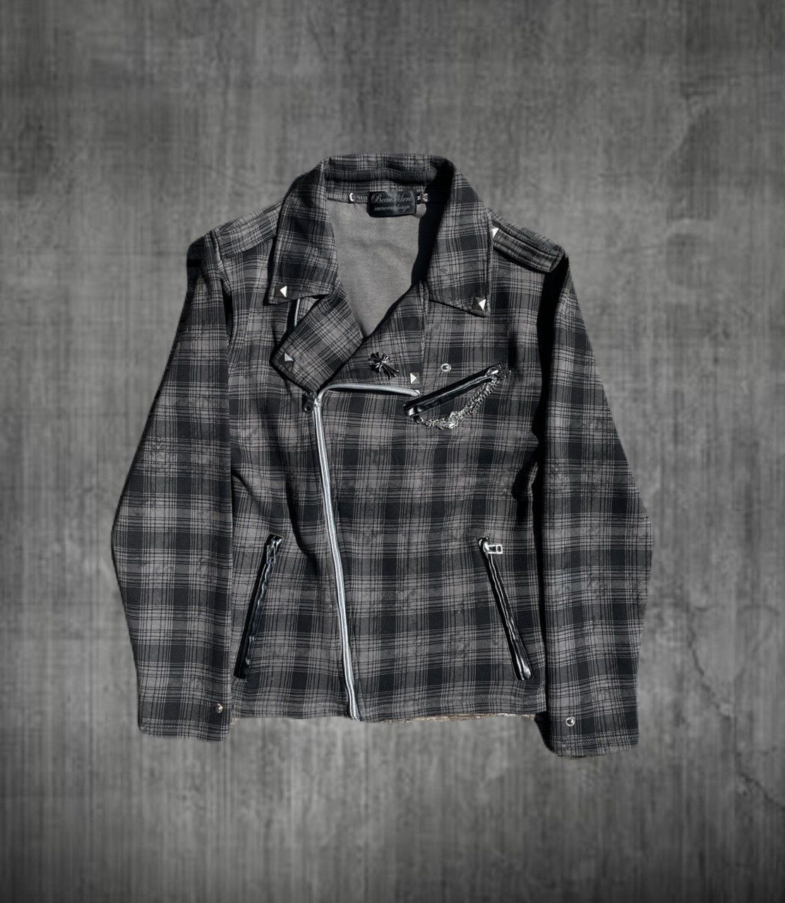 If Six Was Nine 2000s Beaumere Studded Zip Jacket Japanese archive Vkei Size US XS / EU 42 / 0 - 1 Thumbnail