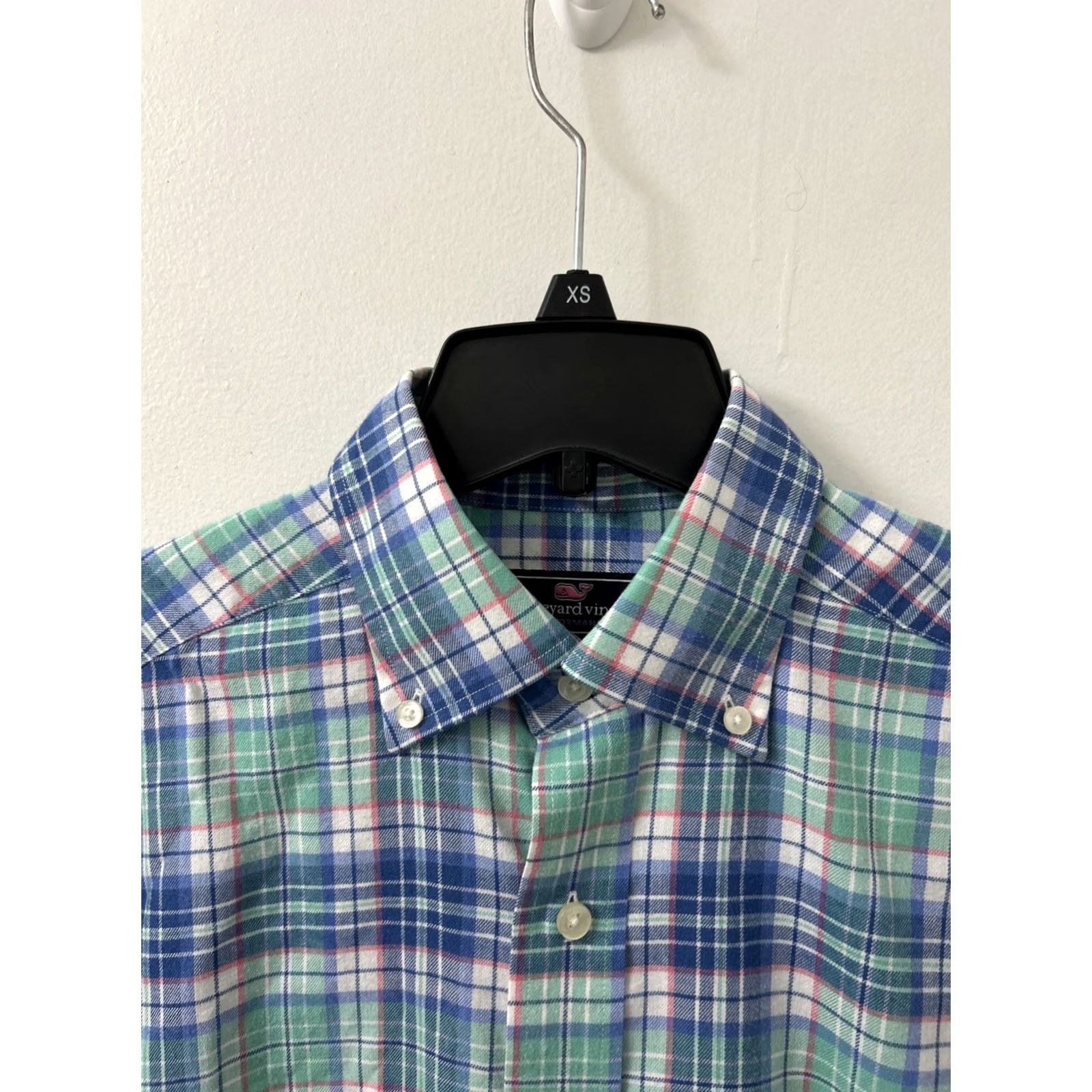 Vineyard Vines Vineyard Vines Tucker Shirt Mens S Blue Plaid Long Sleeve Button-Up Classic Fit L/S Size US S / EU 44-46 / 1 - 4 Thumbnail