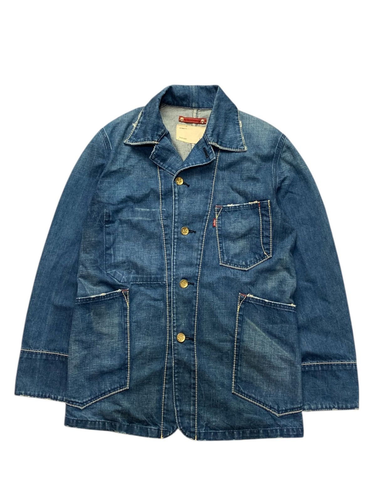 Levi's 🐍 SOLD 🐍Vintage Levi’s Redloop Chore Denim Jacket Size US M / EU 48-50 / 2 - 1 Thumbnail