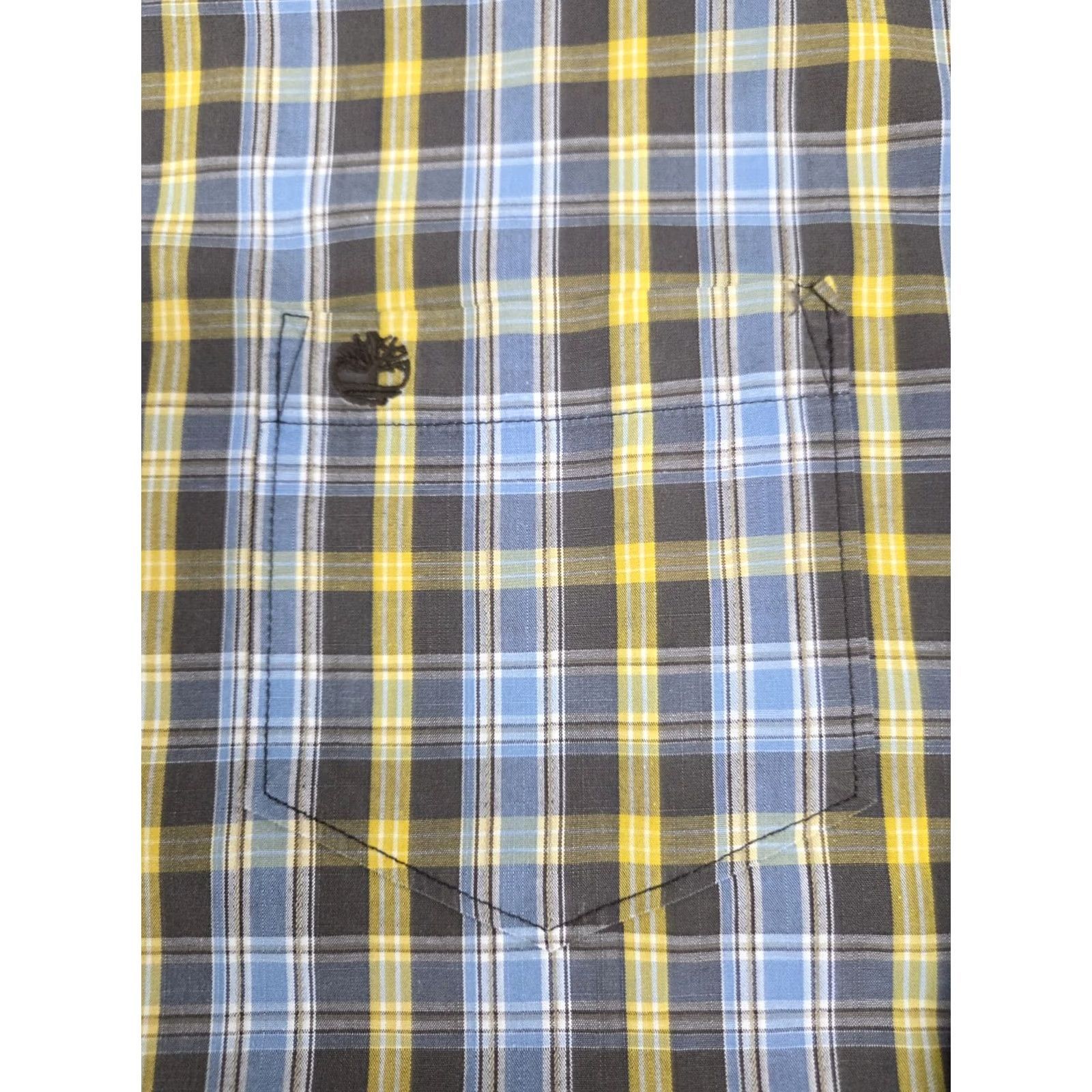 Timberland Timberland Mens Long Sleeve Button Up Plaid Shirt XL Multicolor Adult Regular Casual Outdoorsman Pocket 8685 Size US XL / EU 56 / 4 - 7 Thumbnail