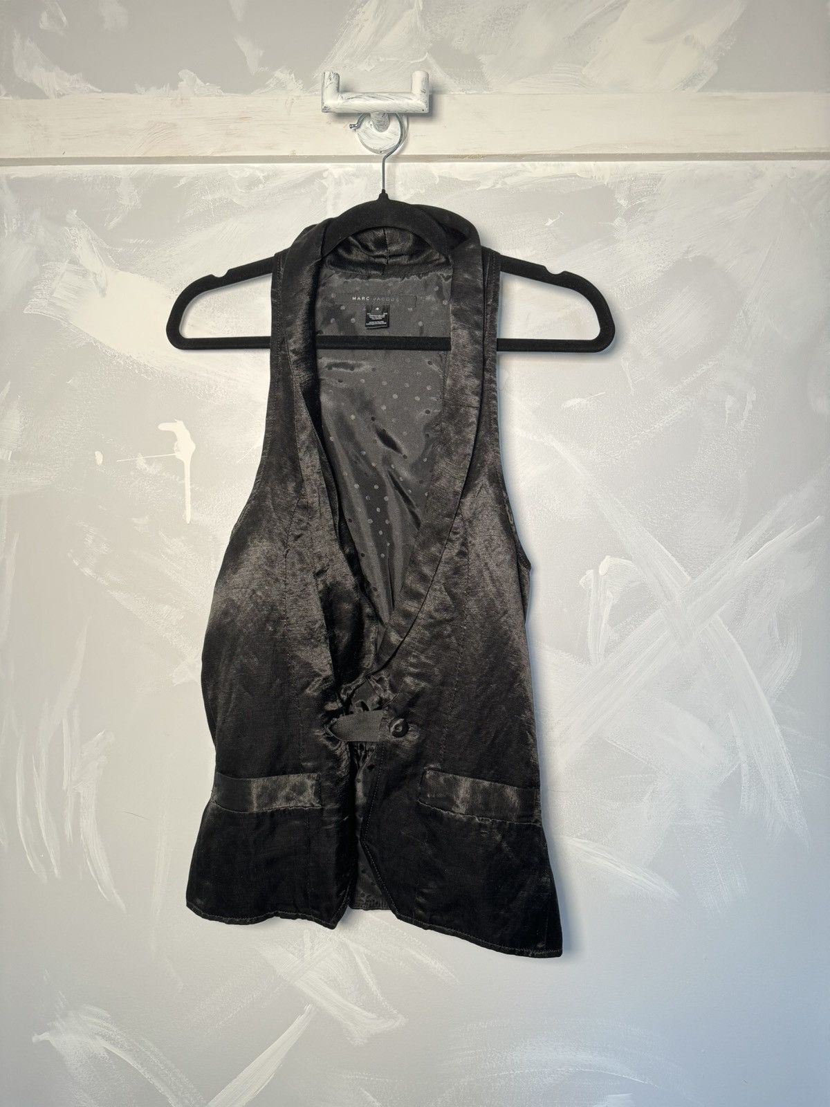Marc Jacobs × Vintage Marc Jacobs Black Vest Pocket Adjustable Vintage Archive Size US S / EU 44-46 / 1 - 1 Thumbnail