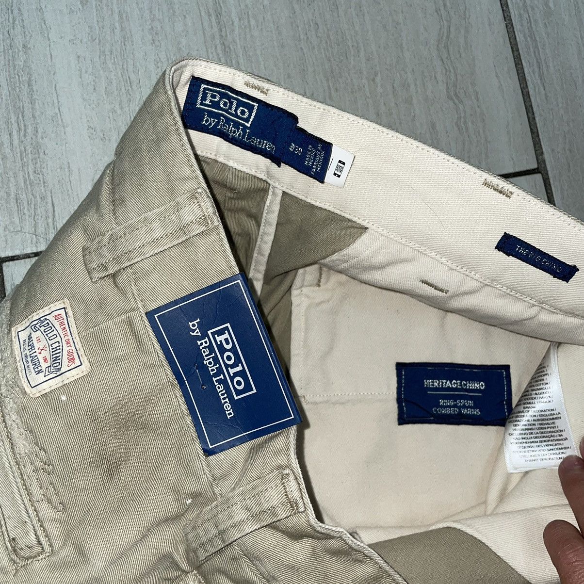 Polo Ralph Lauren × Ralph Lauren Blue Label Polo Ralph Lauren “BIG” Distressed and Repaired Chino Size US 34 / EU 50 - 6 Thumbnail
