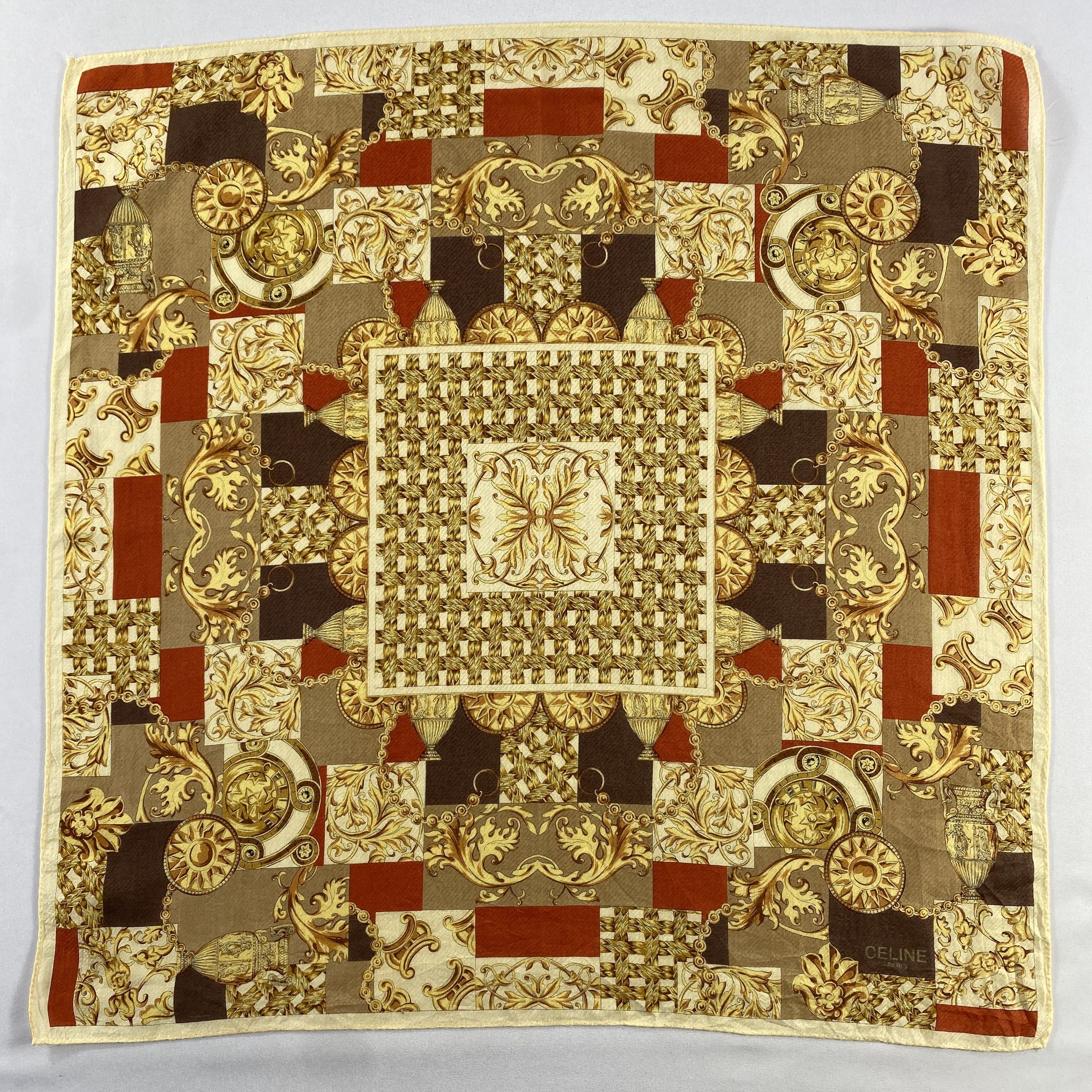 Celine × Vintage Celine Neckerchief / Bandana / Handkerchief-P1861 Size ONE SIZE - 1 Thumbnail
