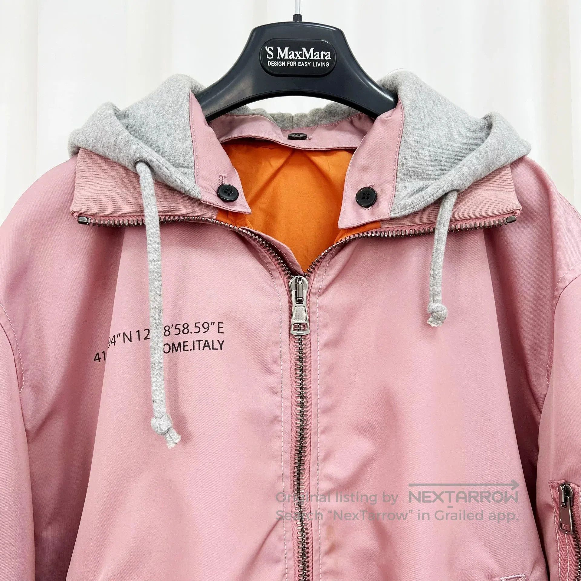 Valentino Valentino Printed Logo Pilot Zip Jacket. Size US L / EU 52-54 / 3 - 3 Thumbnail