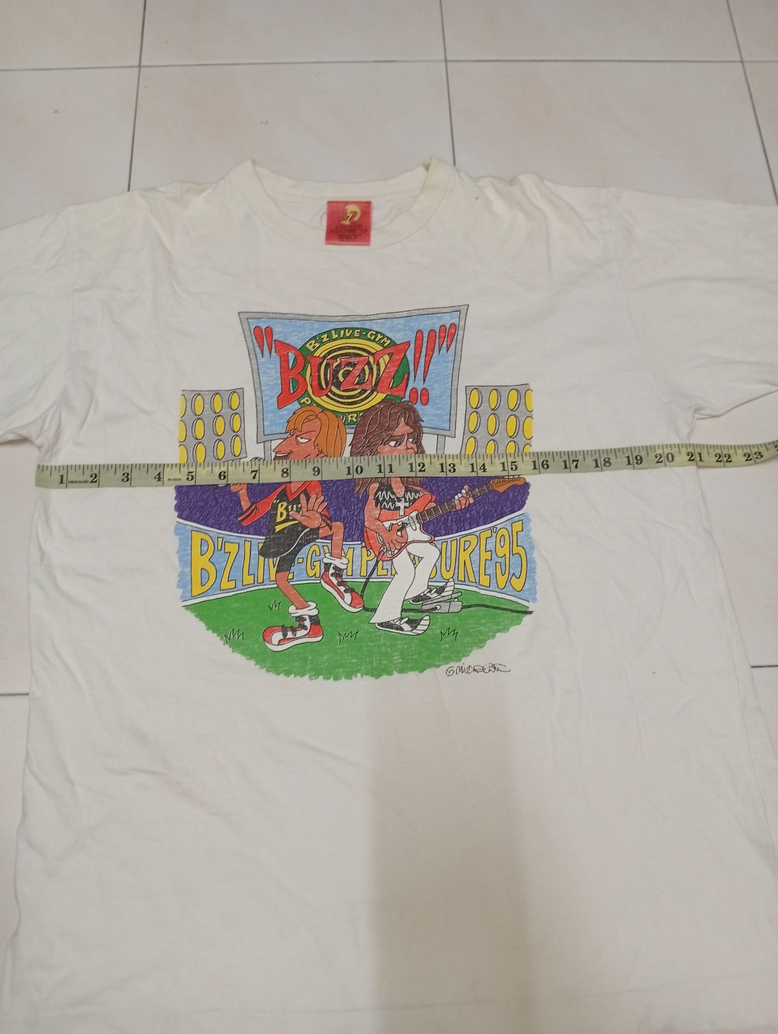 Band Tees Band buzz X gym pleasure 95" tour Size US M / EU 48-50 / 2 - 2 Thumbnail