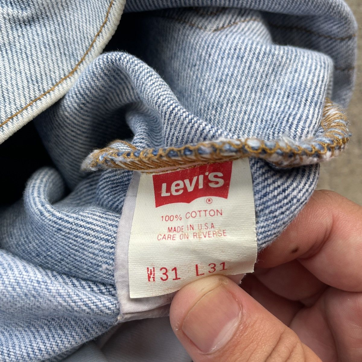 Jean × Levi's 90s Light Wash Vintage Levi’s 610 Faded Jeans Denim Pants Size US 30 / EU 46 - 8 Thumbnail