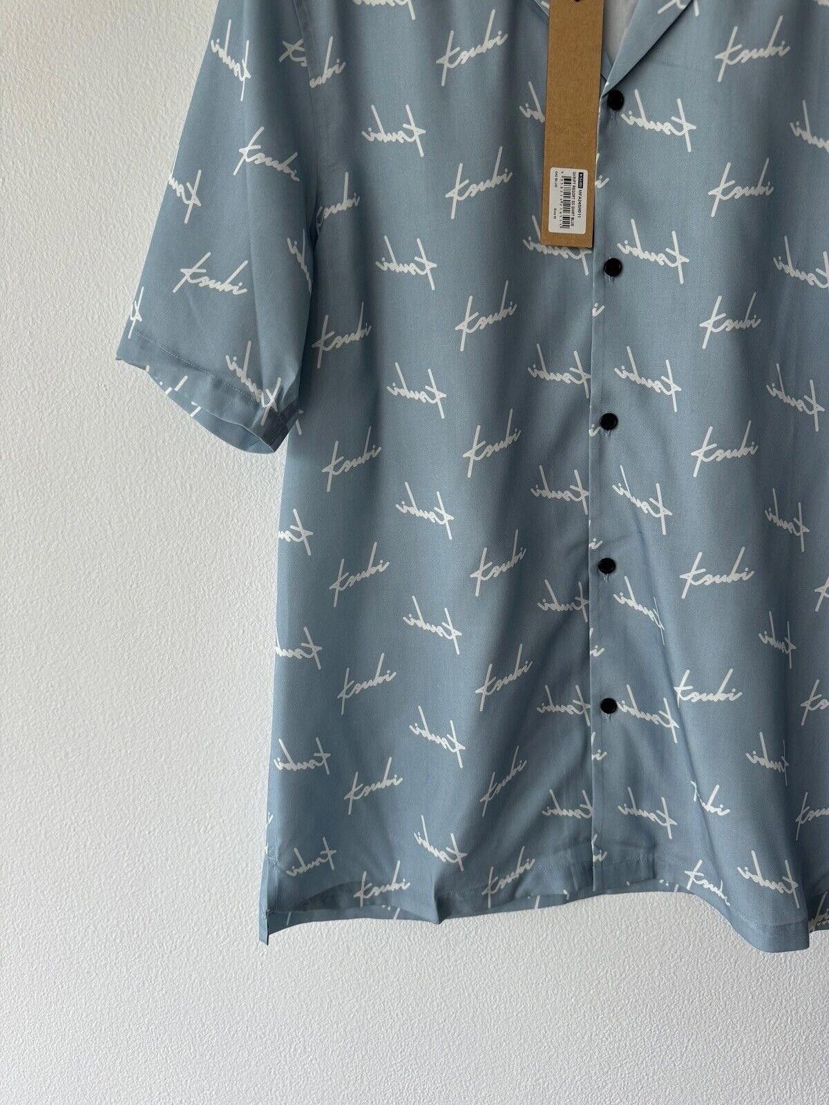 Ksubi new ksubi medium m short sleeve shirt top resort skript blue Size US M / EU 48-50 / 2 - 3 Thumbnail