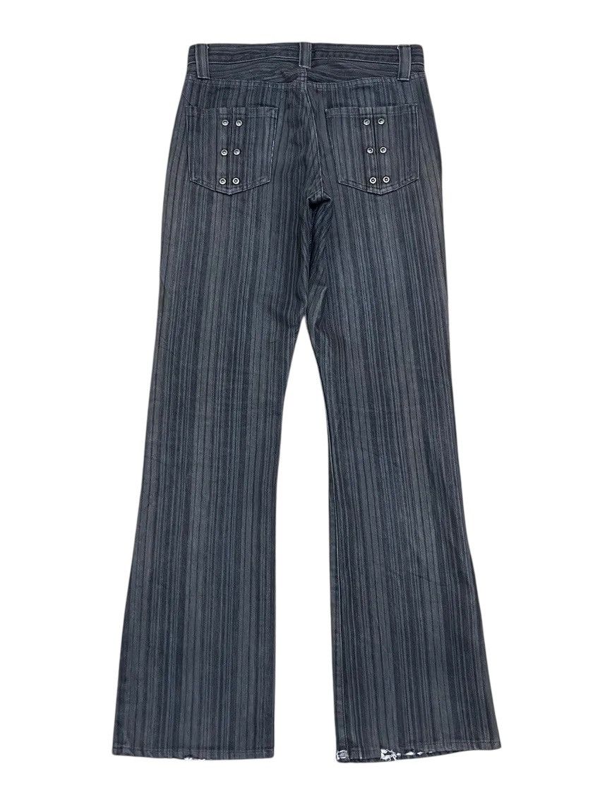 semanticdesign Semantic Design Denim Striped Flared Pants Size US 29 - 2 Thumbnail