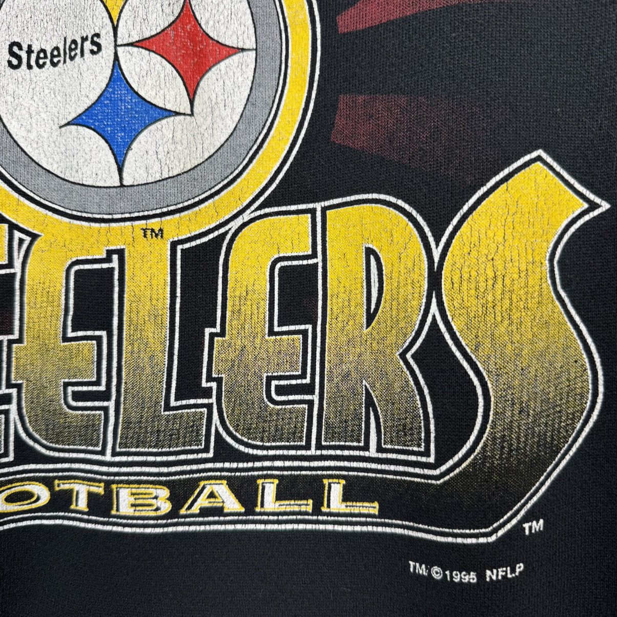 Vintage PITTSBURGH STEELERS NFL 1995 FOOTBALL VINTAGE SWEATSHIRT Size US L / EU 52-54 / 3 - 6 Thumbnail