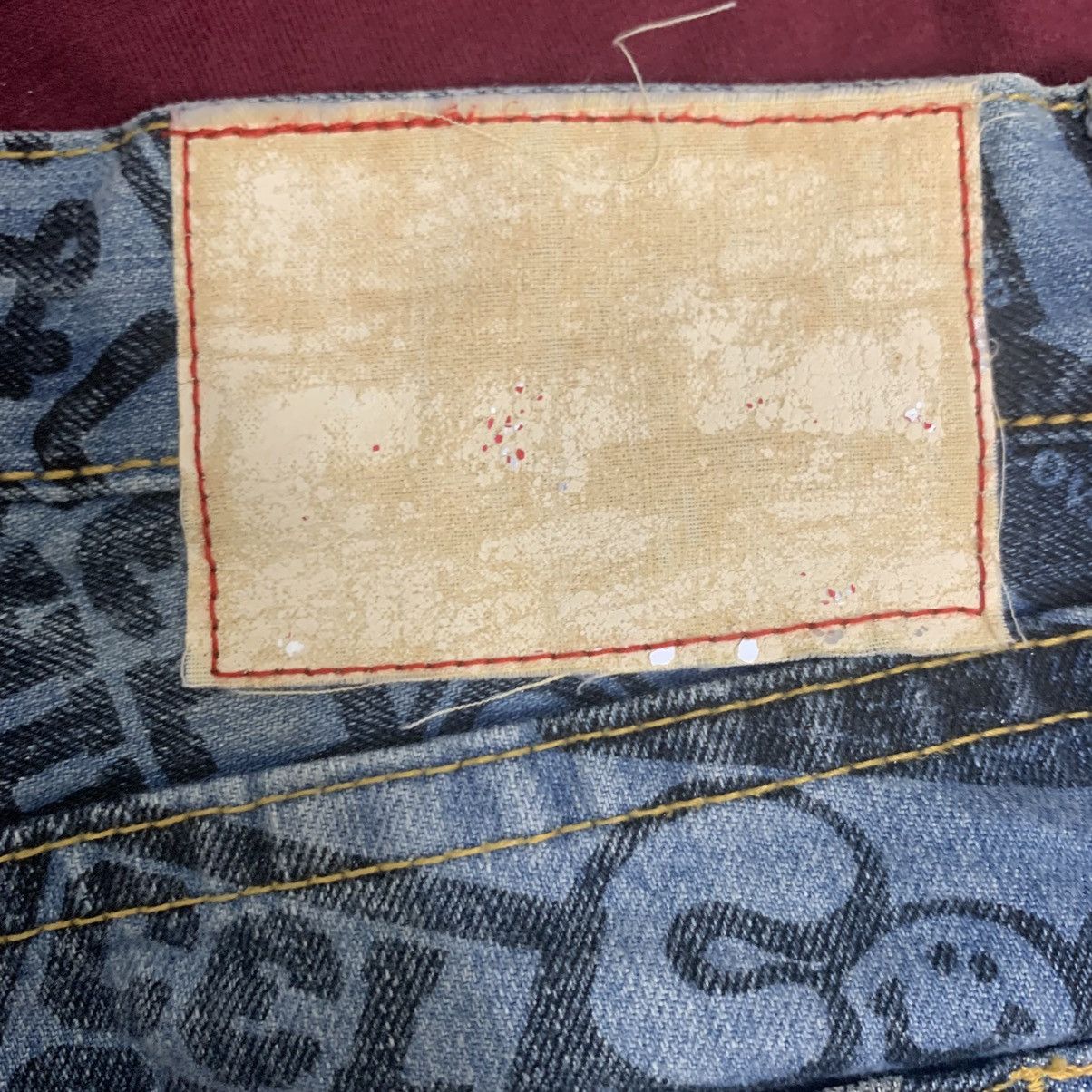If Six Was Nine Rare Co&Lu Jeans Allover Graphic Print Denim Size US 30 / EU 46 - 16 Thumbnail