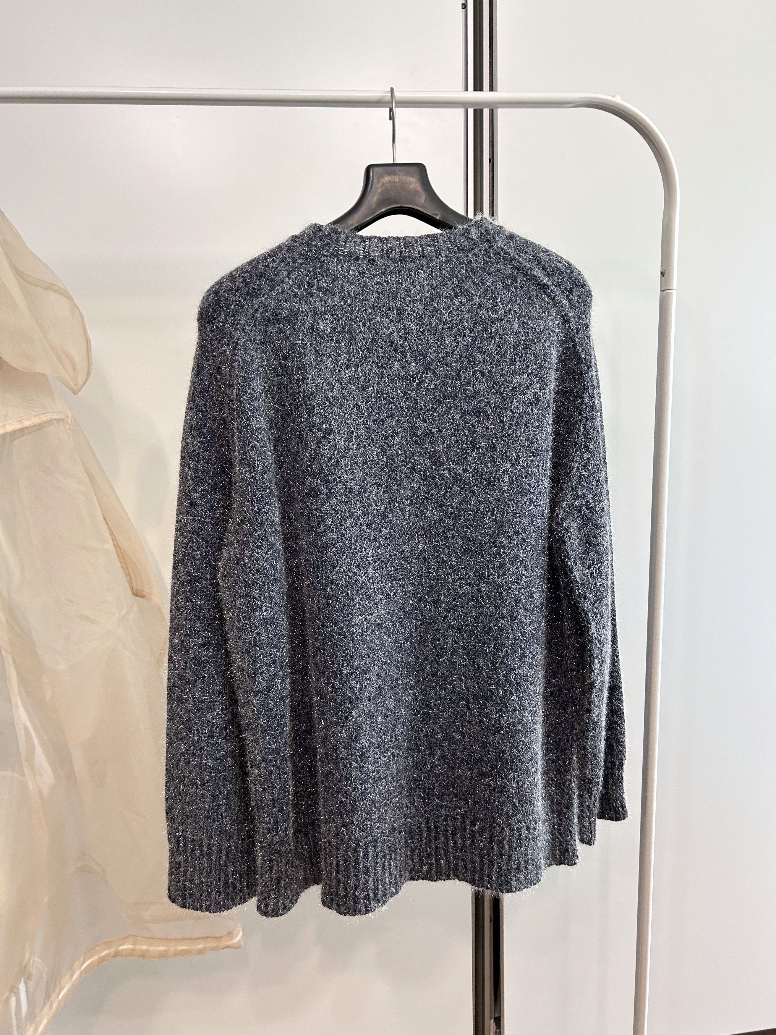 Raf Simons RAF SIMONS Teenage Dreams Metallic Knit Pullover Size US M / EU 48-50 / 2 - 6 Thumbnail