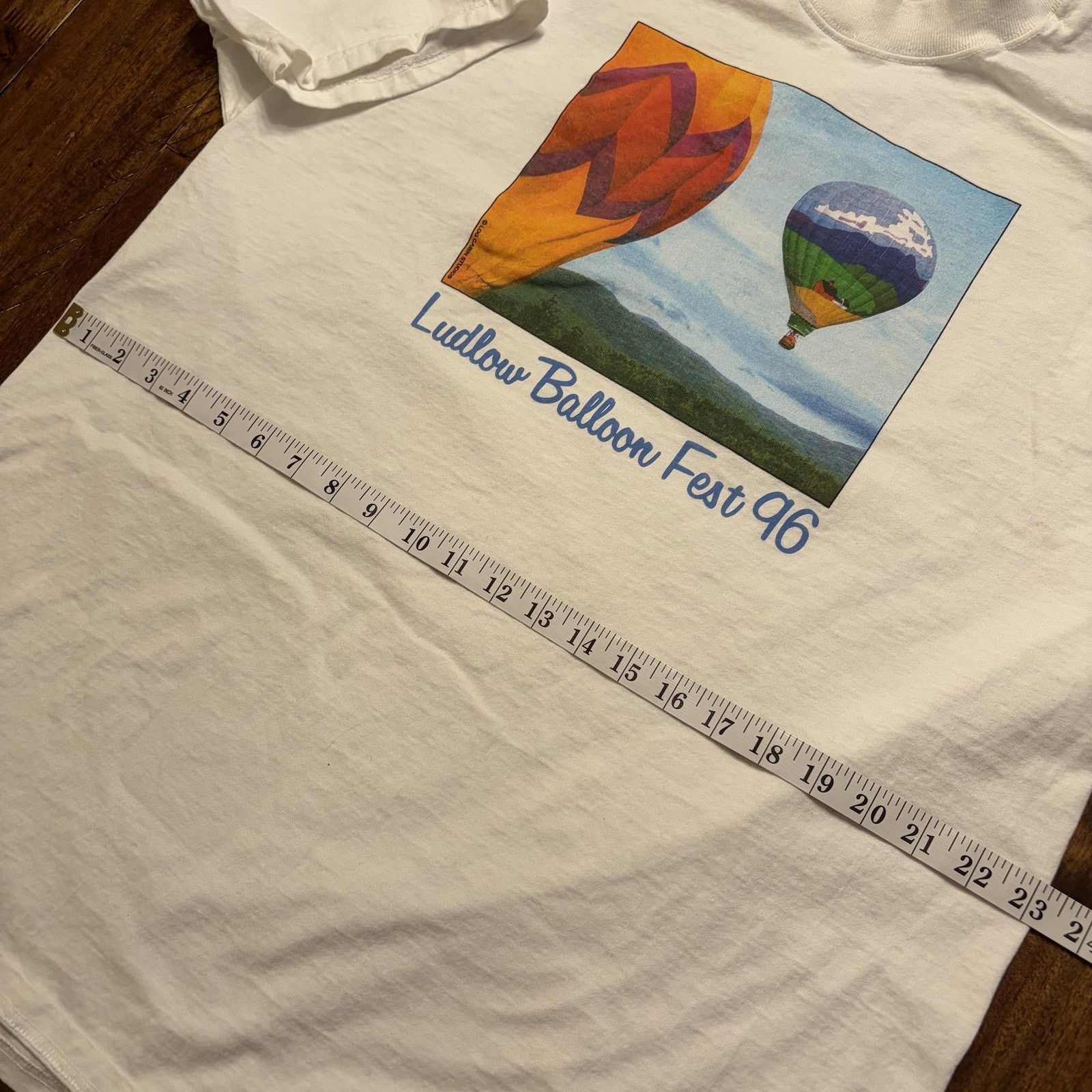 Fruit Of The Loom Vtg Ludlow Balloon Fest 96 XL Fruit Of The Loom T-Shirt Size US XL / EU 56 / 4 - 6 Thumbnail