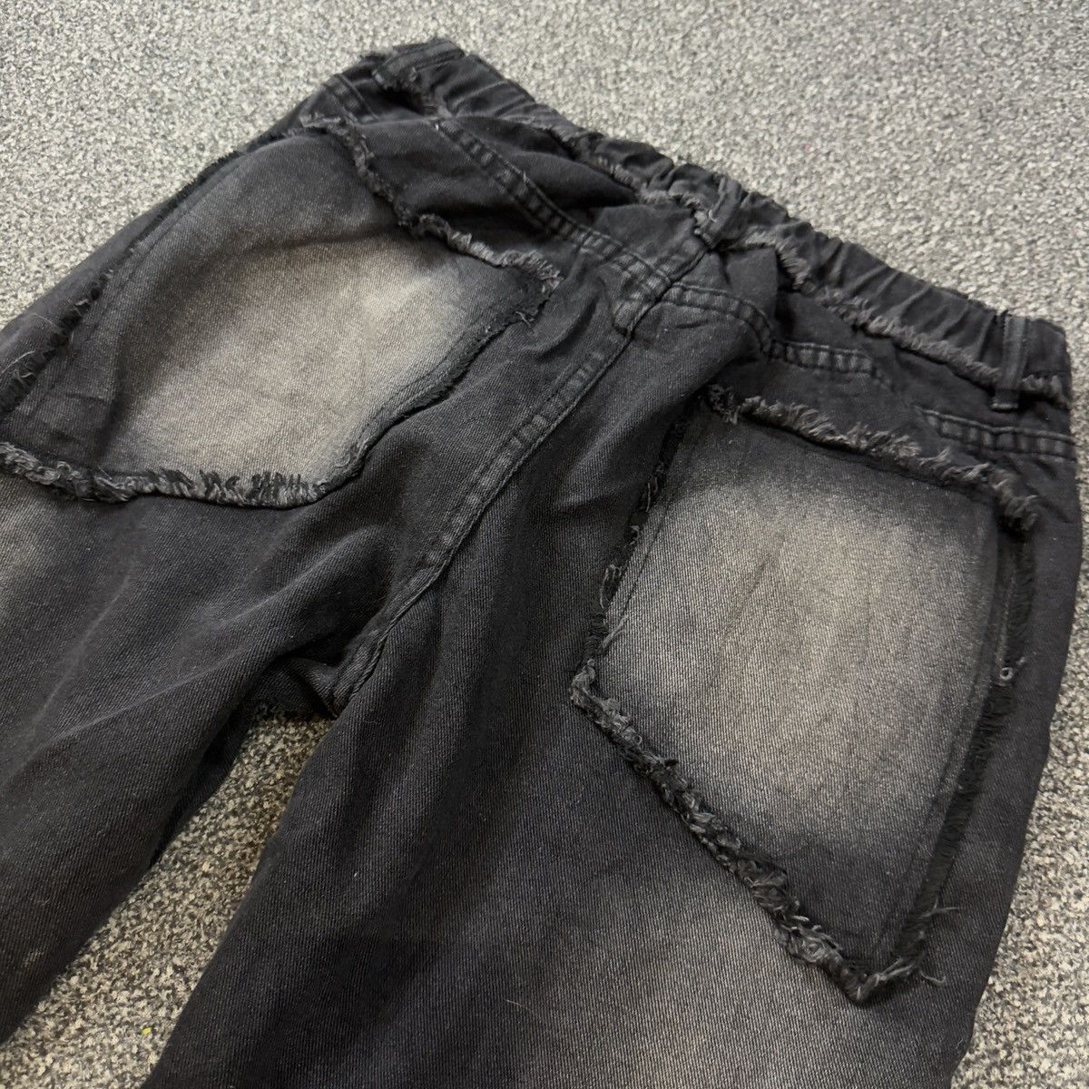 If Six Was Nine Japanese Y2K Nothingtosomething Black Denim Size US 31 - 7 Thumbnail