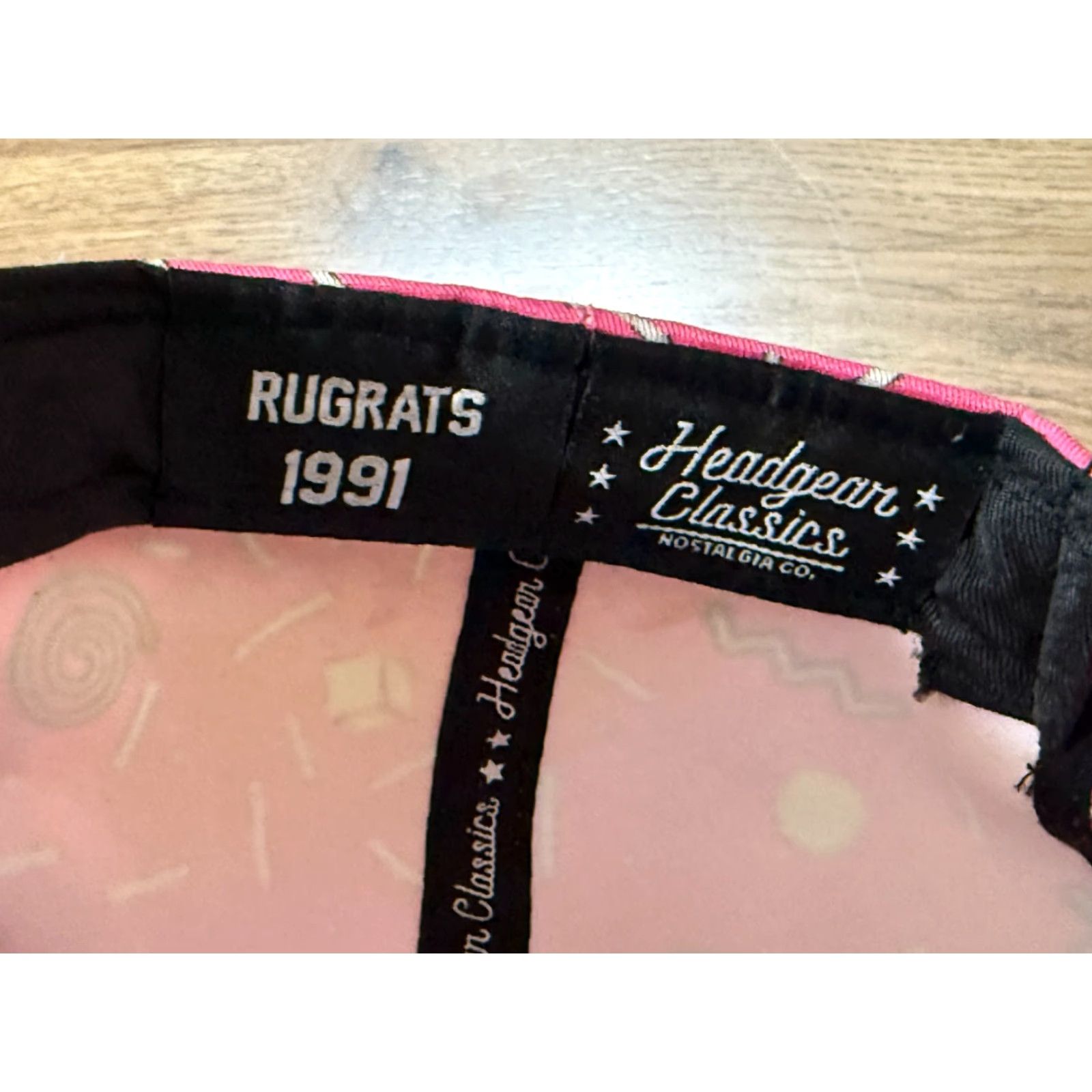 Vintage Headgear Classics Hat Flat Bill Pink Blue Rugrats One Size Size ONE SIZE - 6 Thumbnail