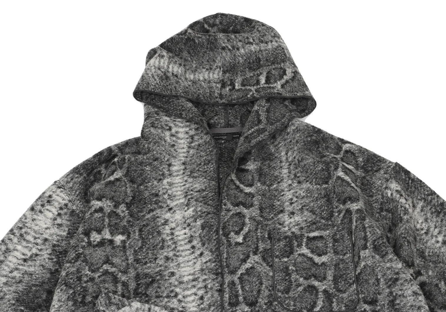 Engineered Garments Python Hooded Gown Coat in Gray, Size M Size US M / EU 48-50 / 2 - 2 Thumbnail