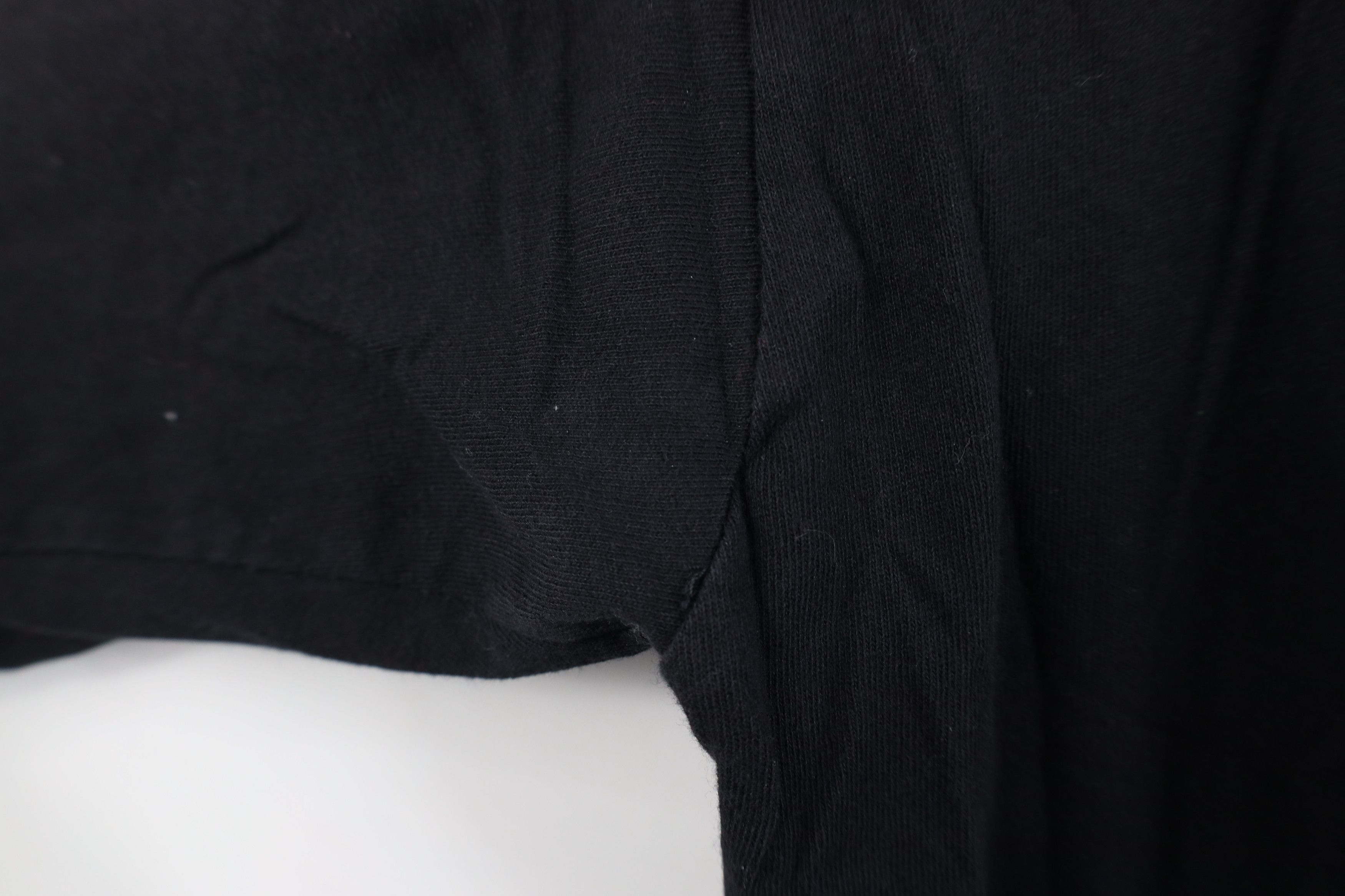 Vintage Vintage 90s Y2K Streetwear Faded Blank Cotton T-Shirt Black Size US L / EU 52-54 / 3 - 8 Thumbnail