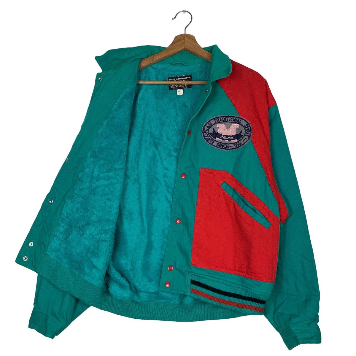 Japanese Brand EUROPEAN TRADITIONAL SPIRIT Gleeman Sherpa Jacket #0069-C5 Size US M / EU 48-50 / 2 - 13 Thumbnail