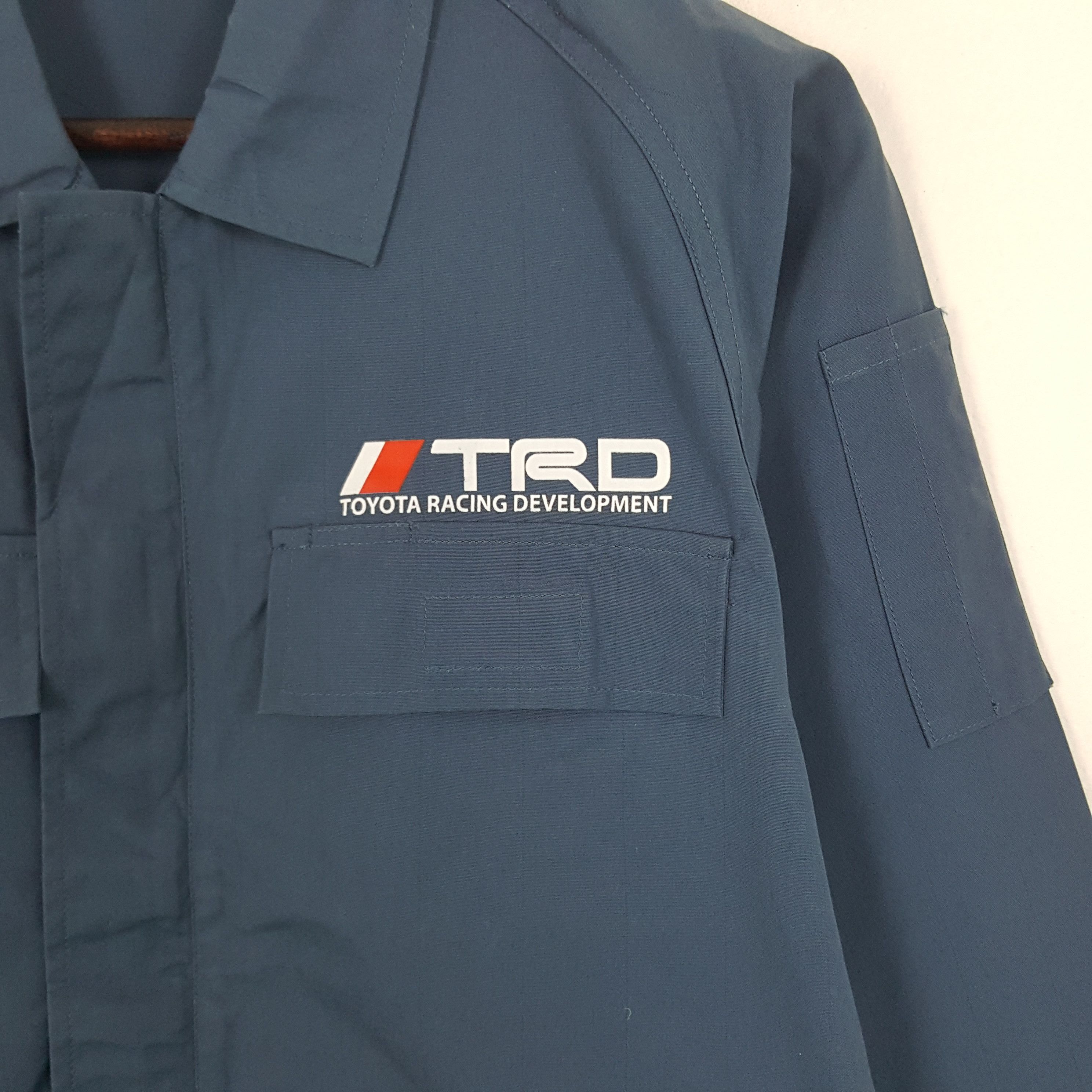 Japanese Brand × Vintage Vintage Toyota Racing Development Custom Art Worker Jacket Size US M / EU 48-50 / 2 - 5 Thumbnail