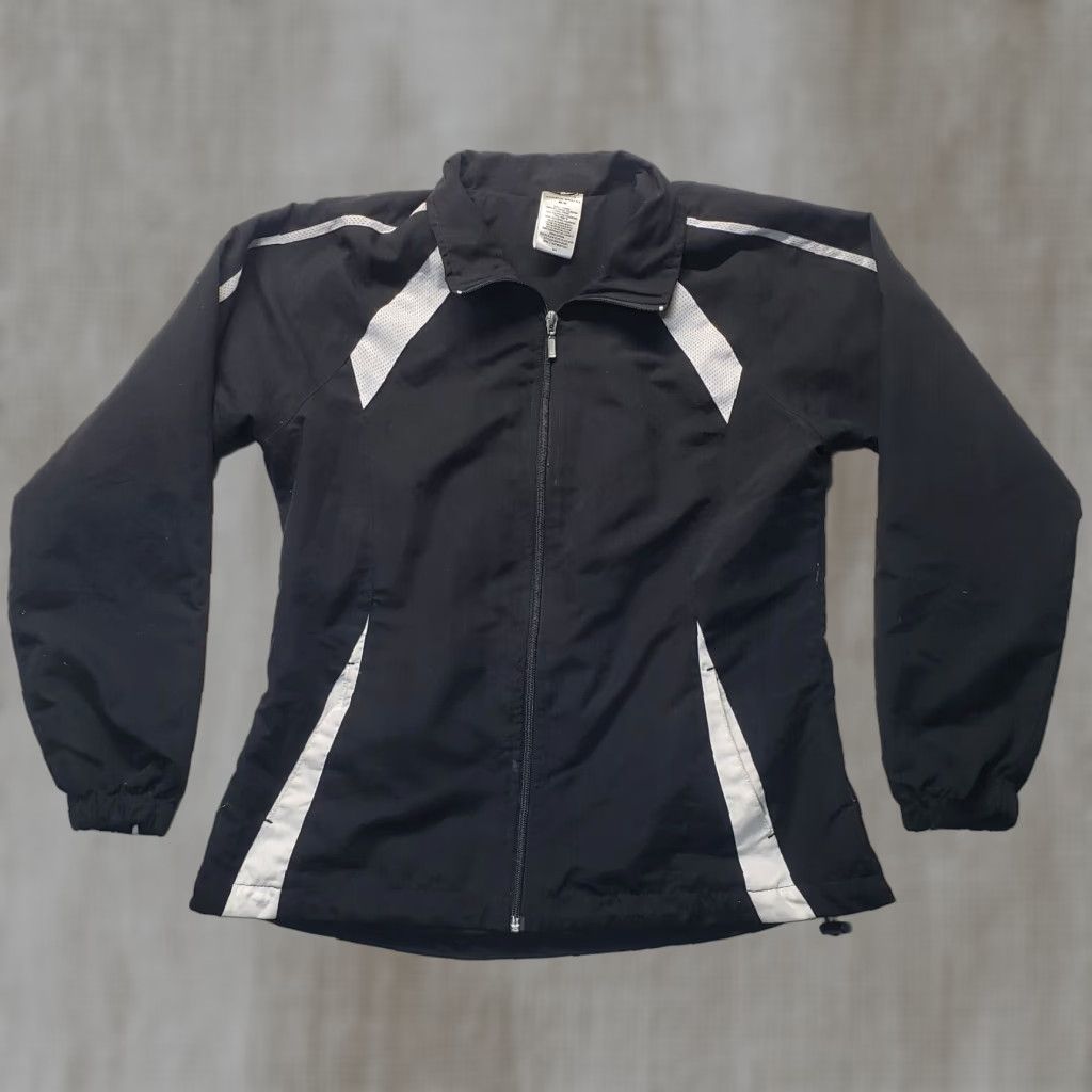 Athletic Works Athletic Works Black Full Zip Jacket Adult Women's Size M Medium Shirt Womens Jacket Black M Size M / US 6-8 / IT 42-44 - 1 Thumbnail