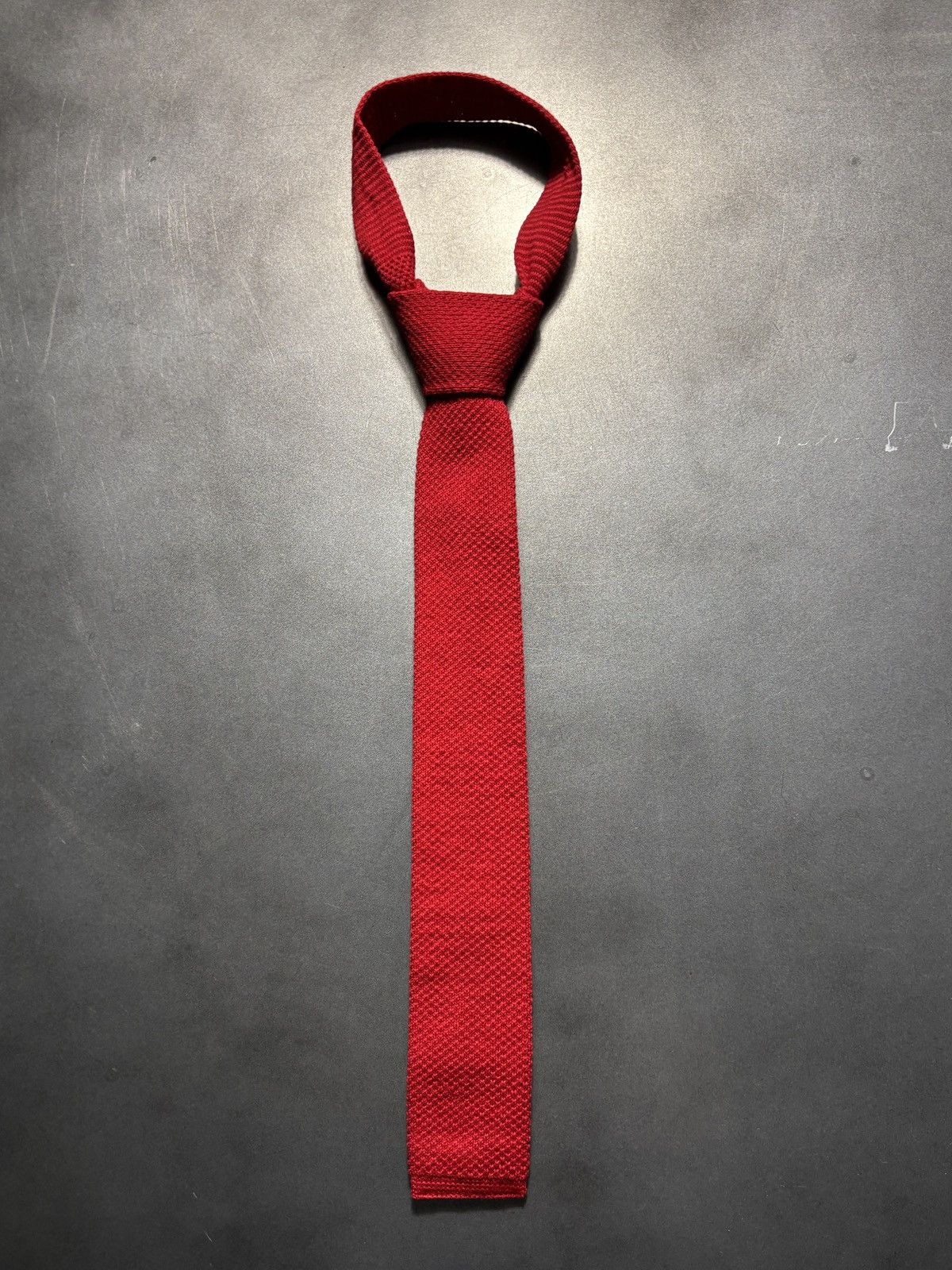 Van Heusen Vintage Knit Tie Vintage Van Heusen Necktie USA Pre-Tied Size ONE SIZE - 1 Thumbnail
