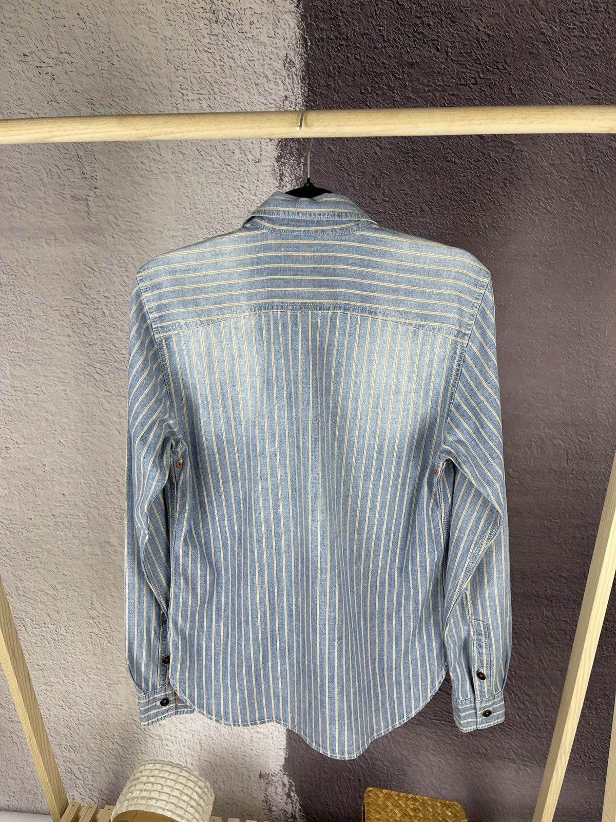 Scotch & Soda Scotch & Soda Rise’n Shine denim striped faded distressed Size US M / EU 48-50 / 2 - 13 Thumbnail