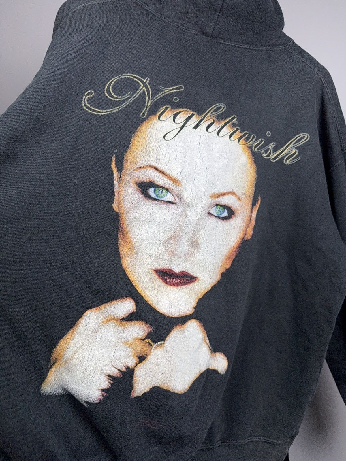 Band Tees 00s Vntg Nightwish 2003 Vintage Hoodie Tarja Era Band Merch Size US L / EU 52-54 / 3 - 17 Thumbnail