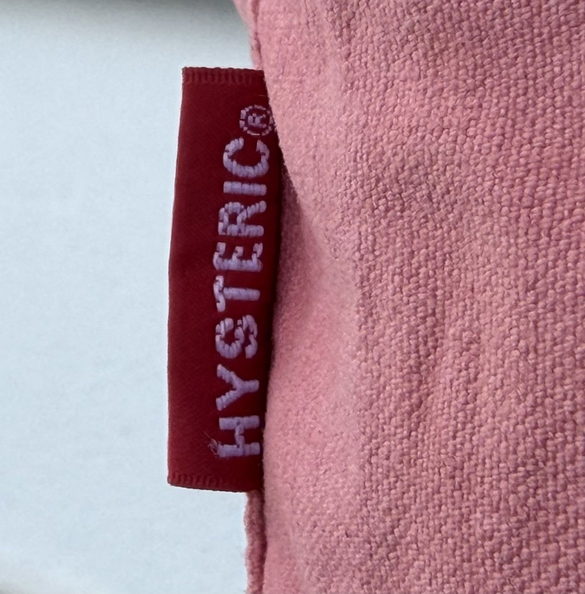 Hysteric Glamour Hysteric Pink Canvas Drawstring Backpack Y2K Archive Bag Size ONE SIZE - 8 Thumbnail
