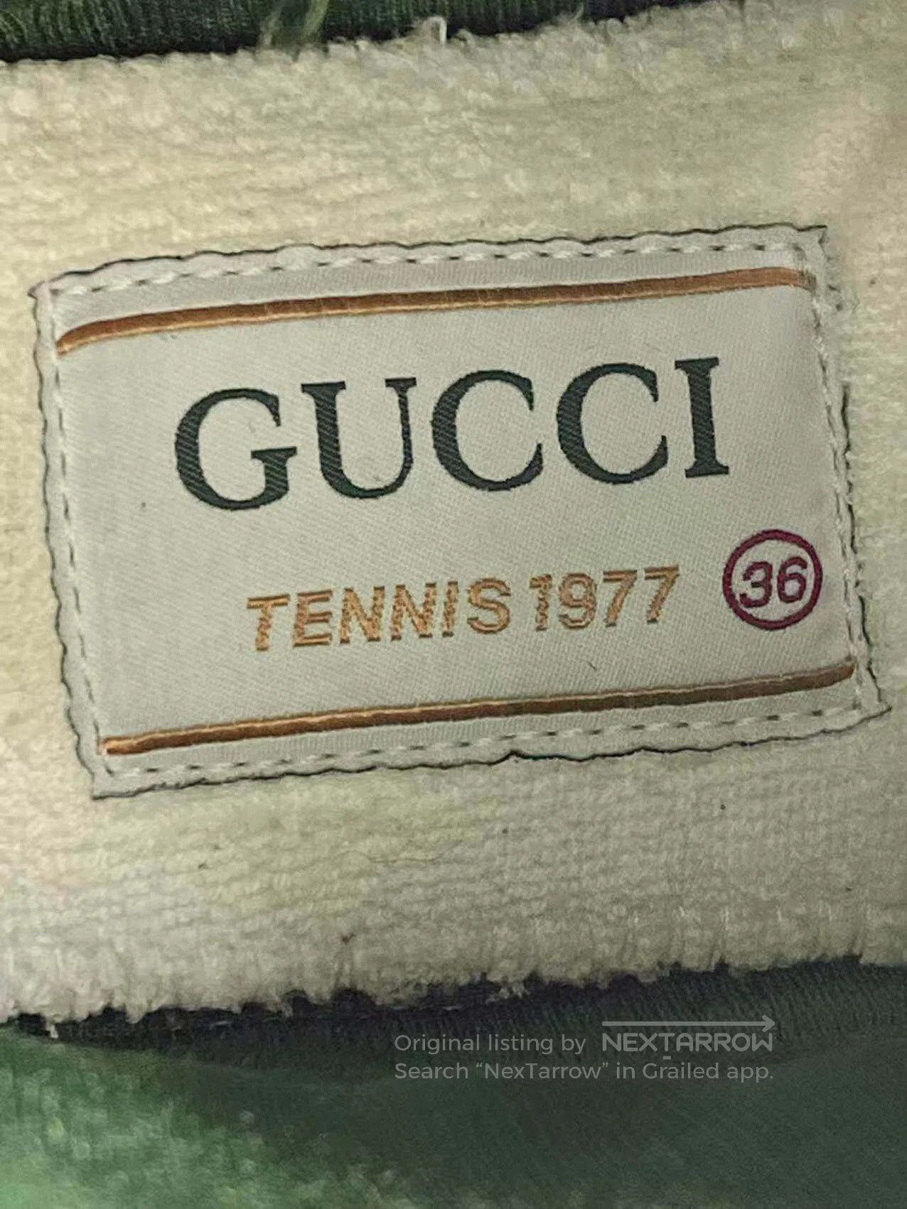 Gucci Guicci Presbyon full of logo classic high-top canvas shoes Size US 5.5 / IT 35.5 - 7 Thumbnail