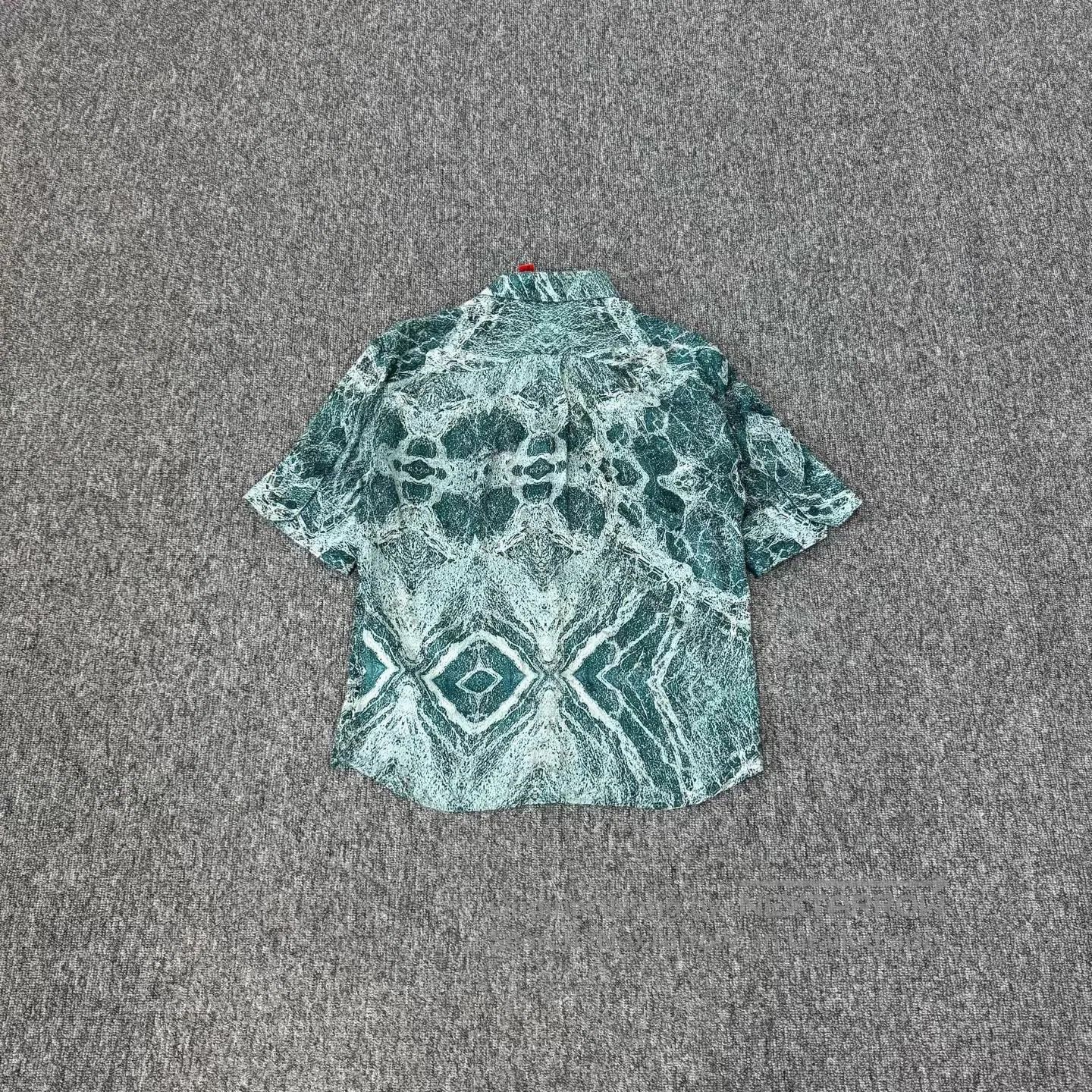 Louis Vuitton Louis Vuitton Marble pattern, silk short-sleeved shirt| Size US S / EU 44-46 / 1 - 2 Thumbnail