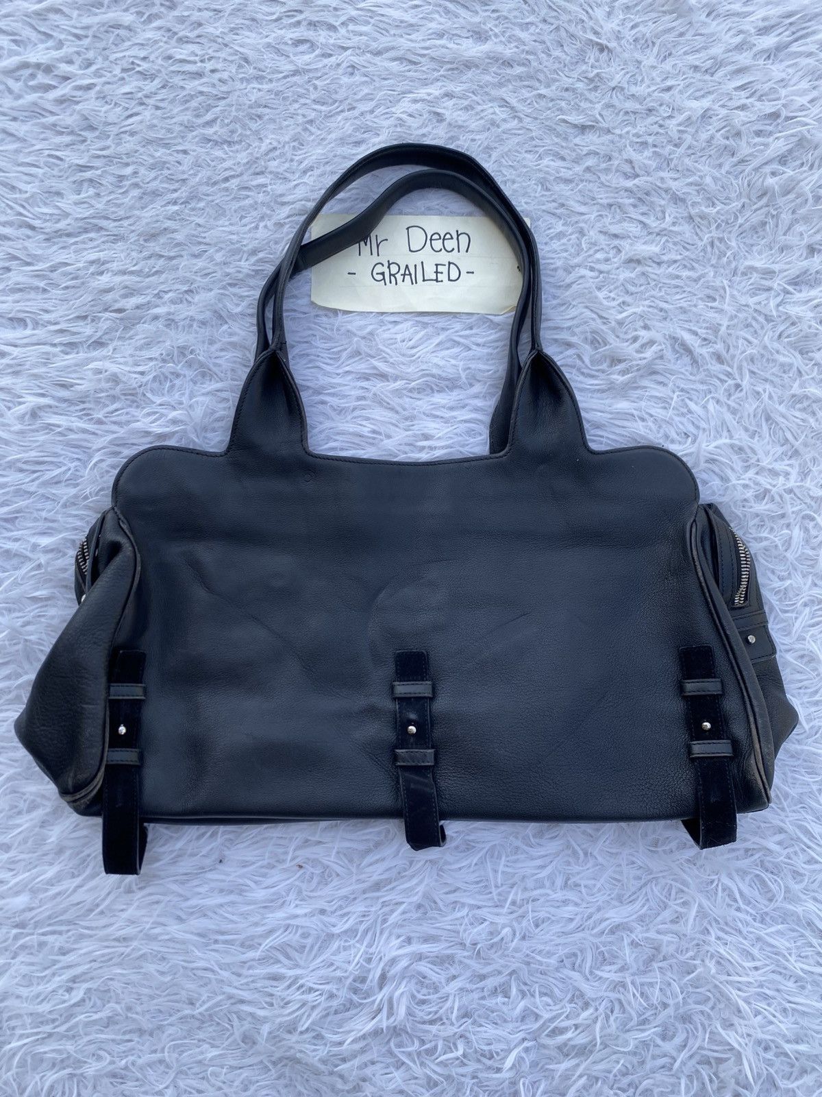 Salvatore Ferragamo Rare Salvatore Ferragamo Gancini Motif Out Pocket Hand Bag Size ONE SIZE - 19 Thumbnail