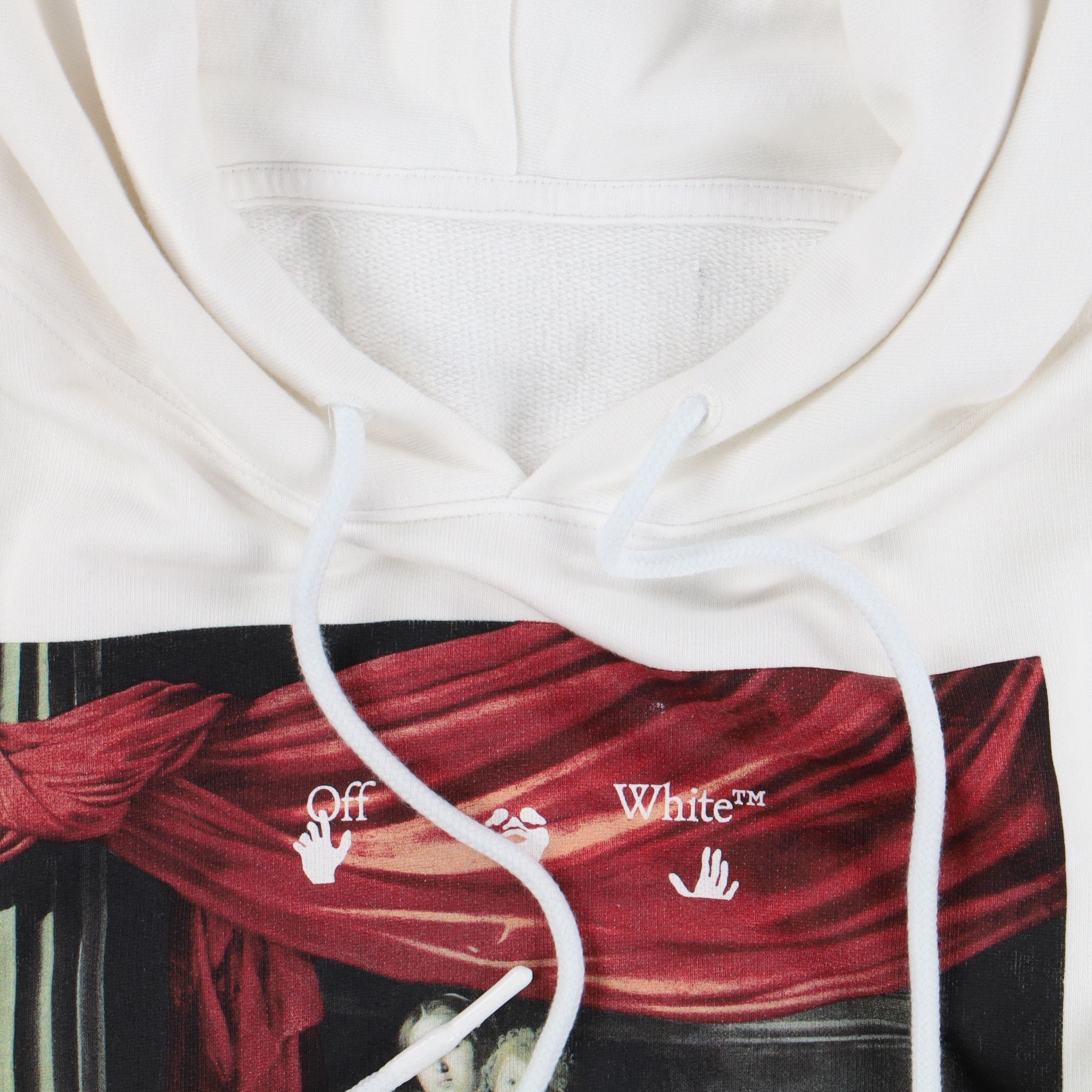 Off-White White Caravaggio Arrows Oversized Hoodie Size US XS / EU 42 / 0 - 6 Thumbnail