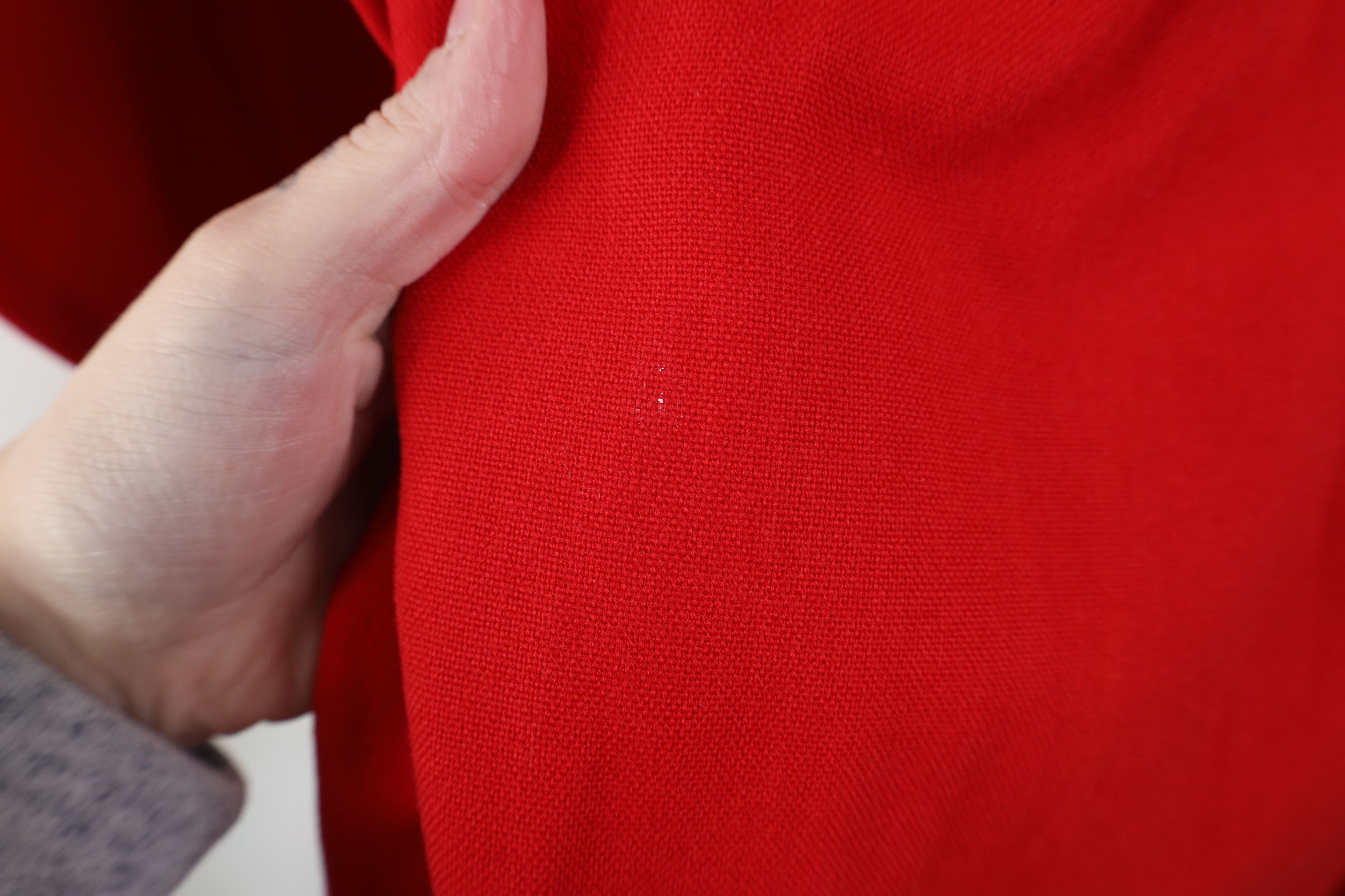 Vintage Vintage 90s Streetwear Pocket Knit Collared Button Shirt Red Size US M / EU 48-50 / 2 - 11 Thumbnail