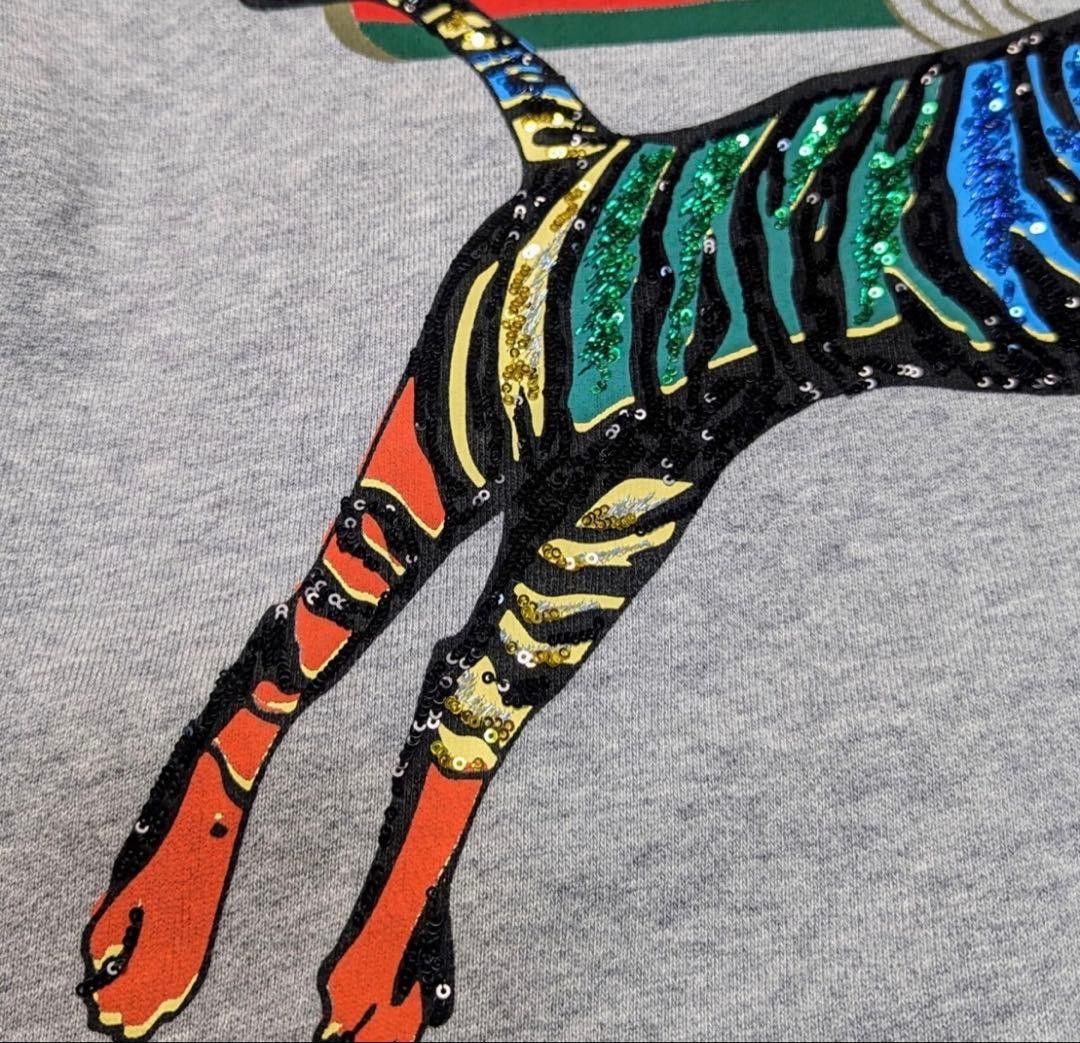 Gucci Gucci Tiger Graphic Sweatshirt - Gray - Size M Size US M / EU 48-50 / 2 - 6 Thumbnail