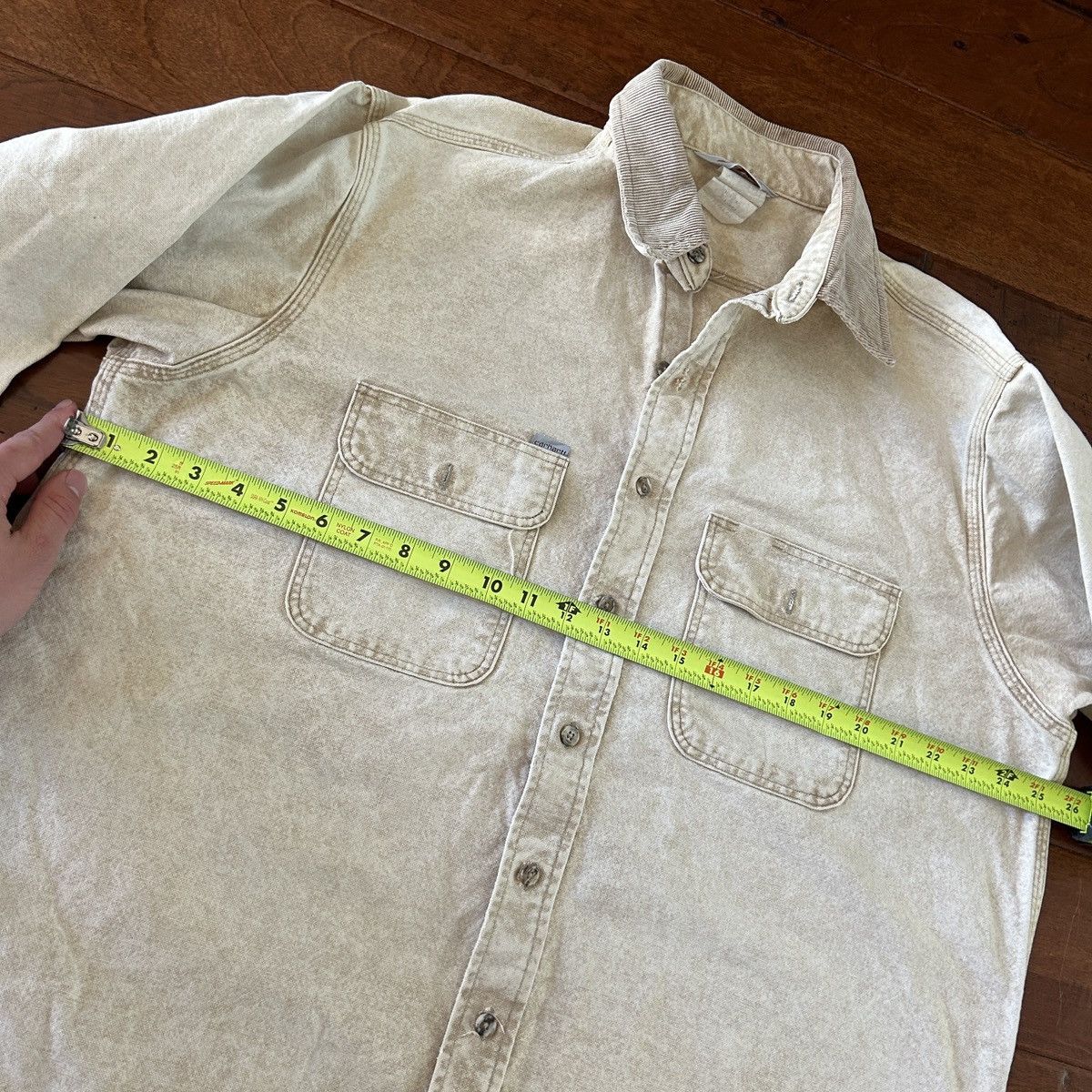 Carhartt Vintage carhartt faded distressed button down Shacket Size US XL / EU 56 / 4 - 7 Thumbnail