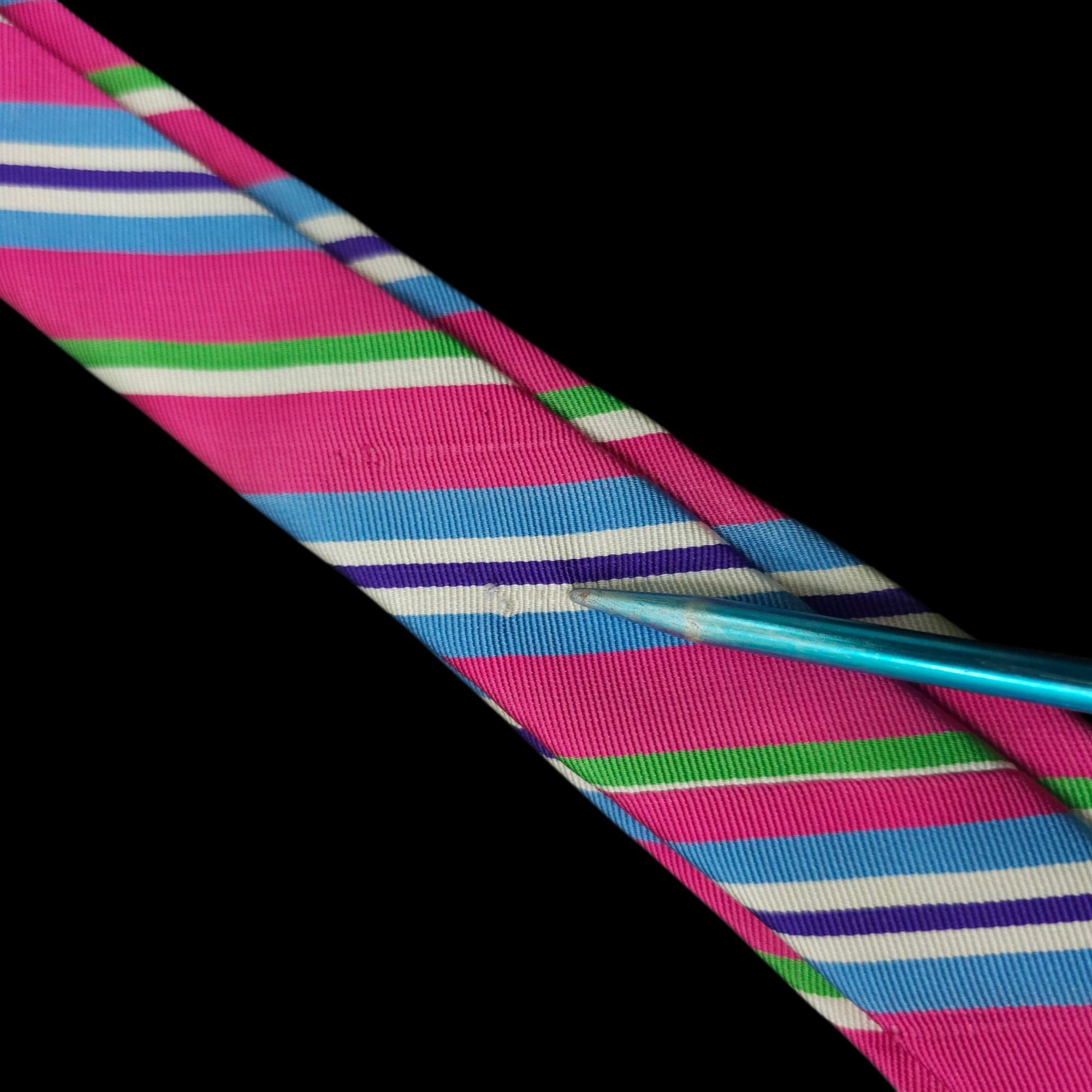 Lauren Ralph Lauren Lauren Ralph Lauren Classic Striped Tie Silk Repp Necktie Size ONE SIZE - 4 Thumbnail
