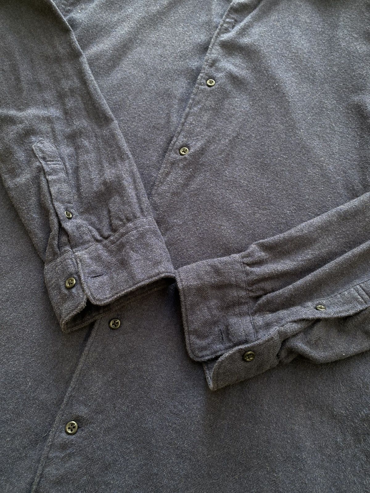 ABAHOUSE ABAHOUSE Blue Wool Shirts Size US M / EU 48-50 / 2 - 9 Thumbnail