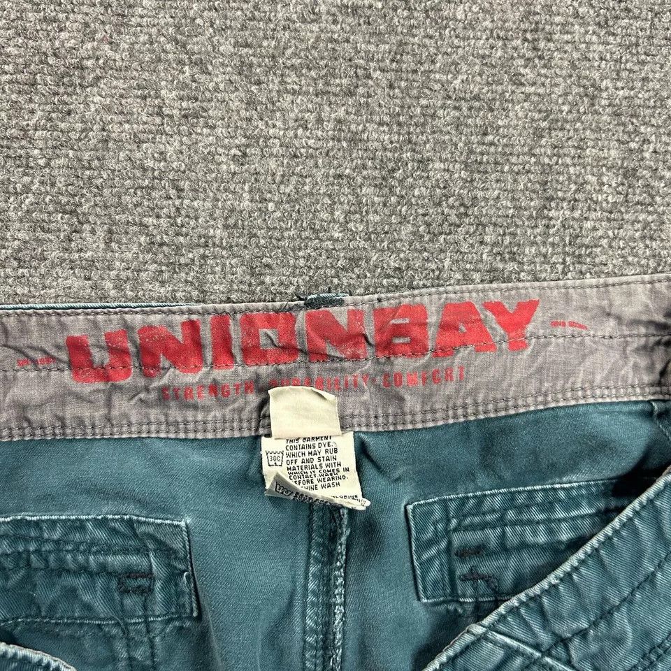 UNIONBAY Unionbay Shorts Mens 36 Blue Cargo Hiking Distressed Cotton Size US 36 / EU 52 - 8 Thumbnail