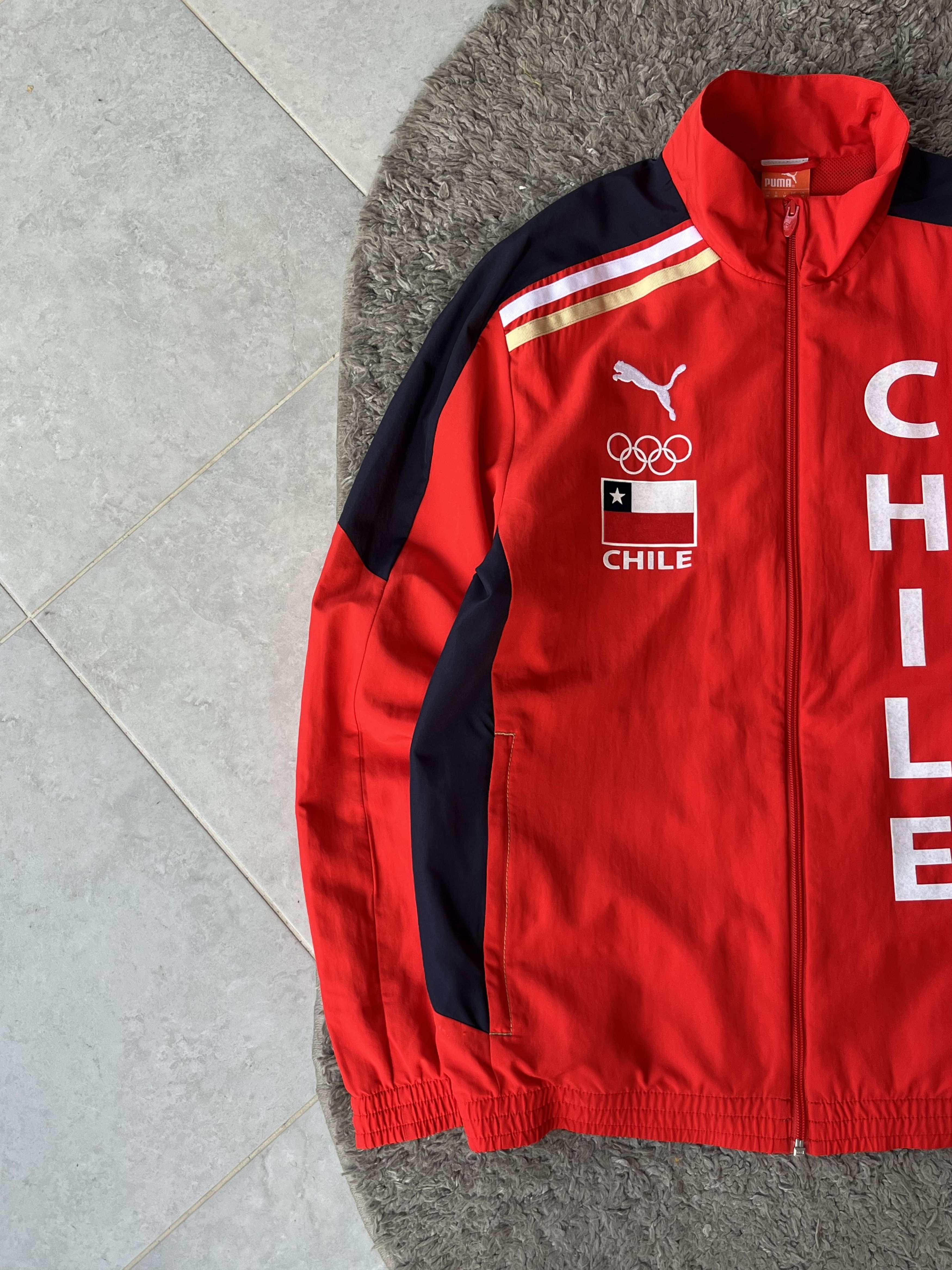 Puma PUMA x CHILE National Team Vintage Sportwear Nylon Jacket Size US M / EU 48-50 / 2 - 3 Thumbnail