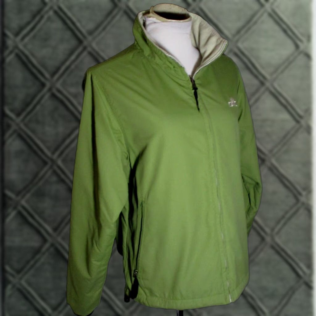 Eastern Mountain Sports EASTERN MOUNTAIN SPORTS Green Full Zip Reversible Jacket L Women Size L / US 10 / IT 46 - 1 Thumbnail