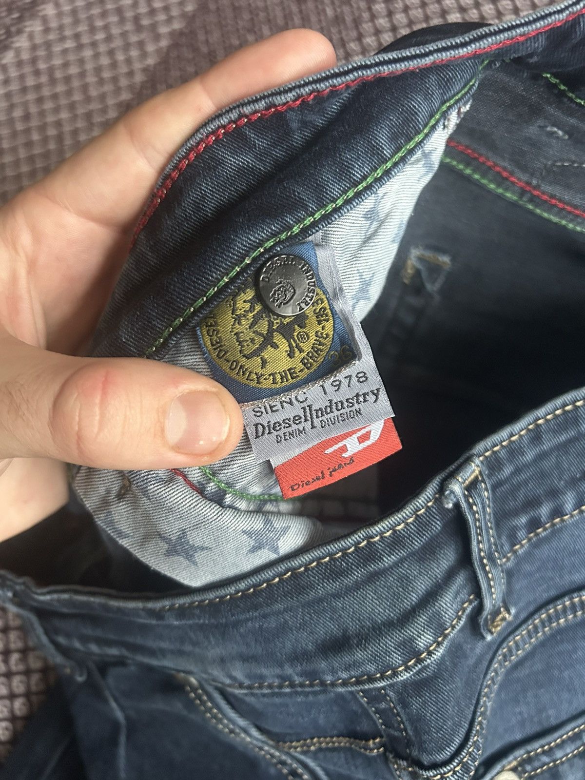 Diesel Vintage Diesel Thavar Export Surplus Denim Jeans Size 36 Size US 36 / EU 52 - 15 Thumbnail