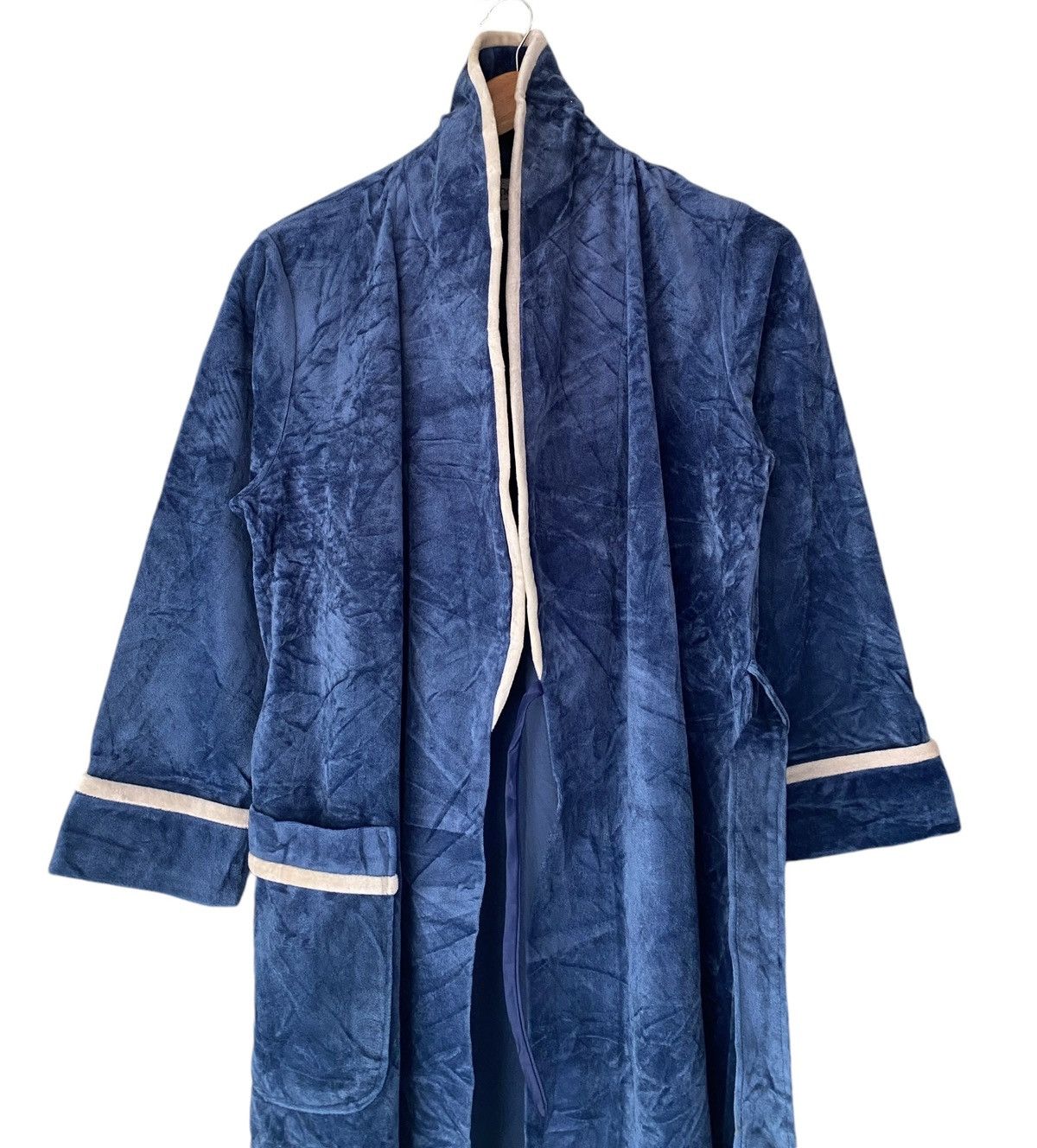 Designer × If Only Was True × Japanese Brand Vtg ELLE CHANTE Bath Rope Velvet Size 22" - 22 Thumbnail