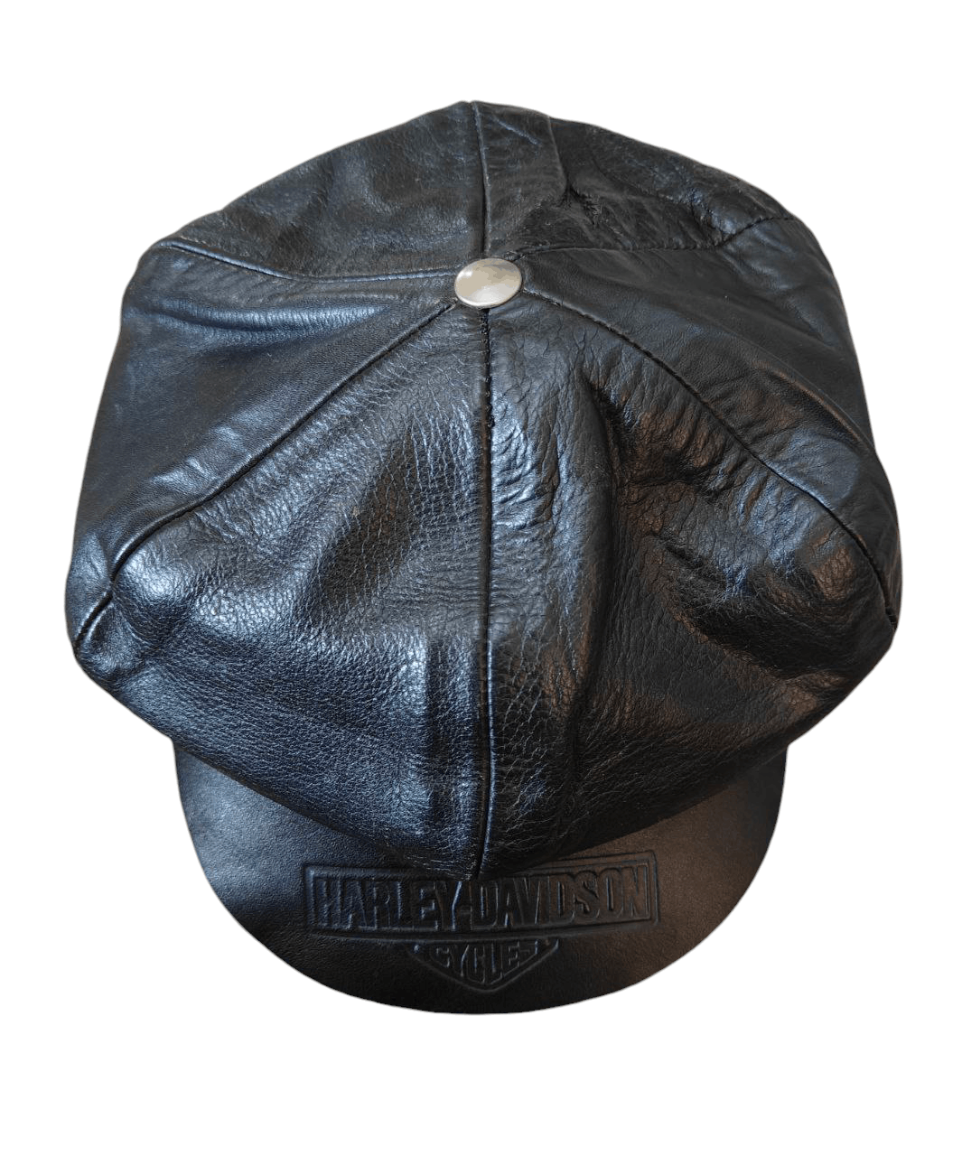 Harley Davidson Vintage Harley Davidson Leather Hat Size ONE SIZE - 4 Thumbnail