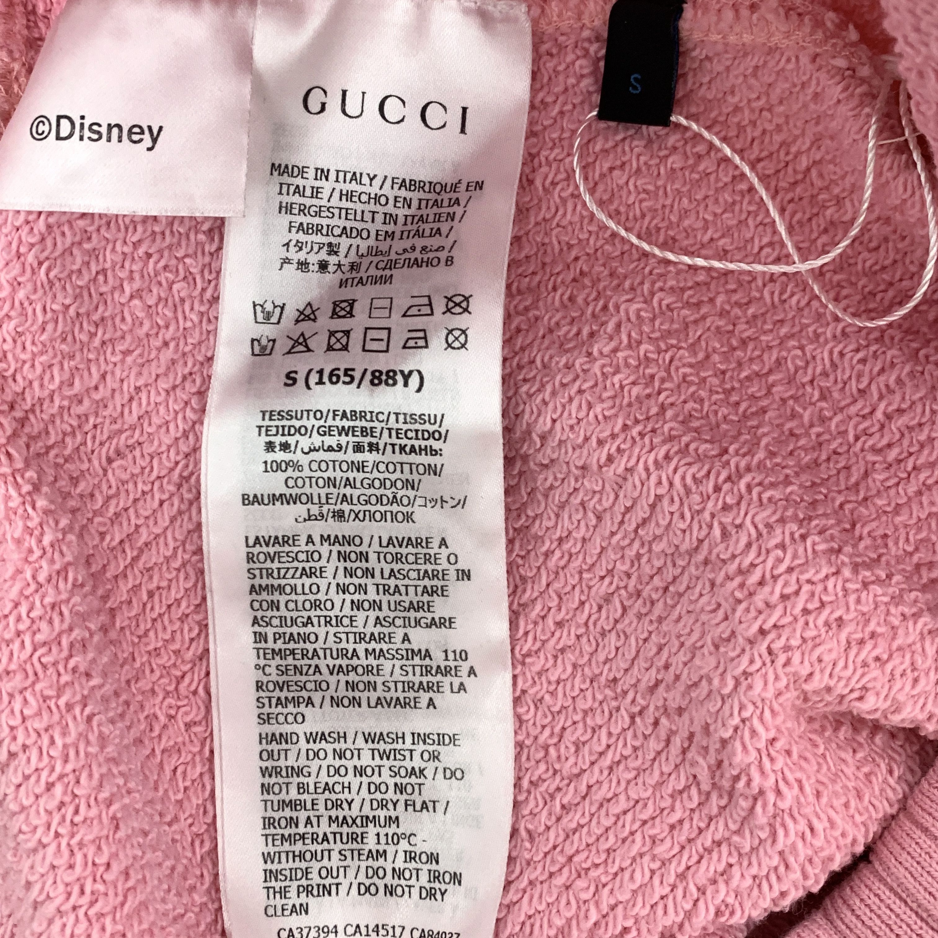 Gucci Gucci Pink Donald Duck Print Sweatshirt (Size S) Size S / US 4 / IT 40 - 2 Thumbnail