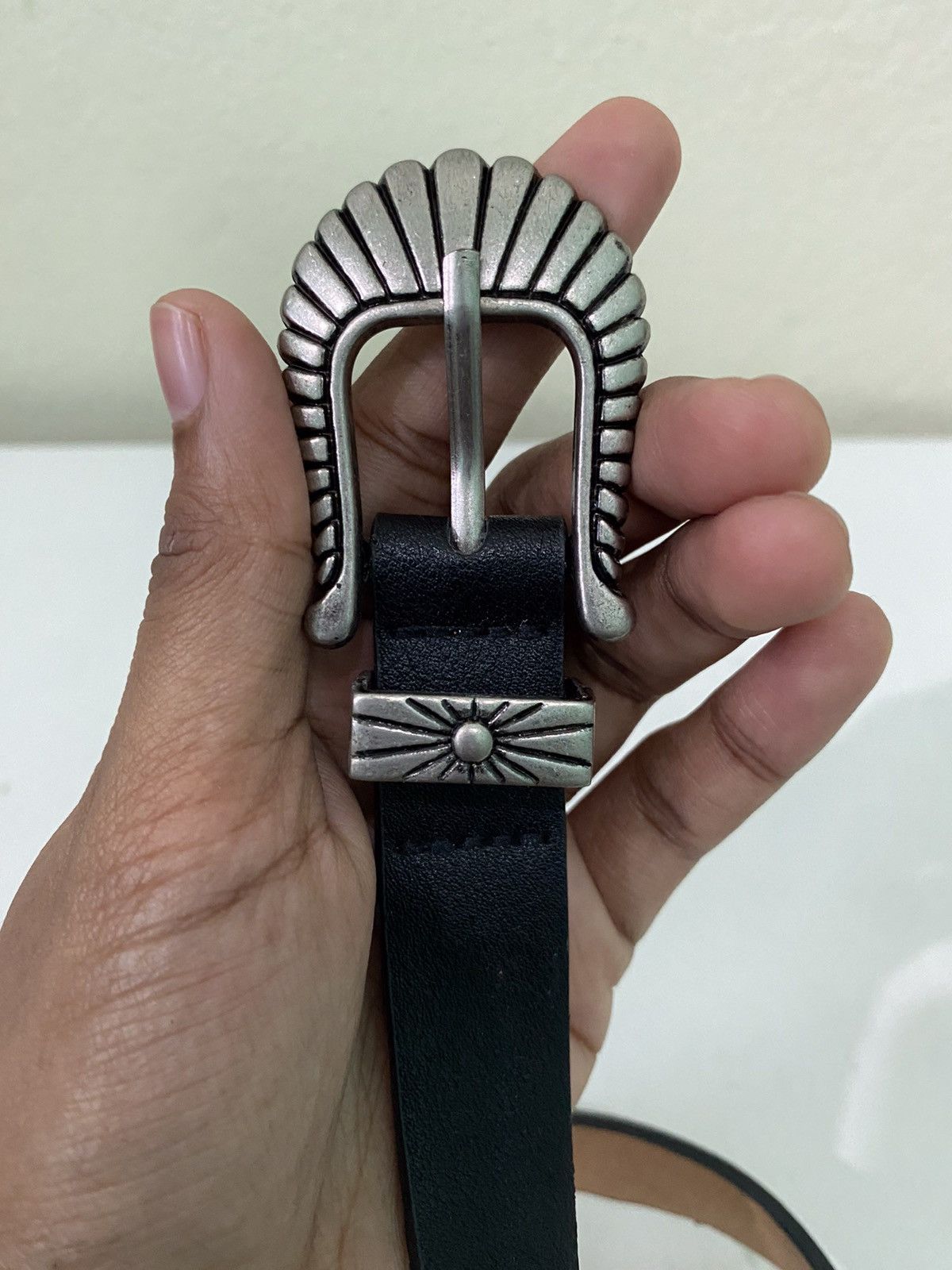 Vintage Navajo Design Buckle Belt Size ONE SIZE - 4 Thumbnail